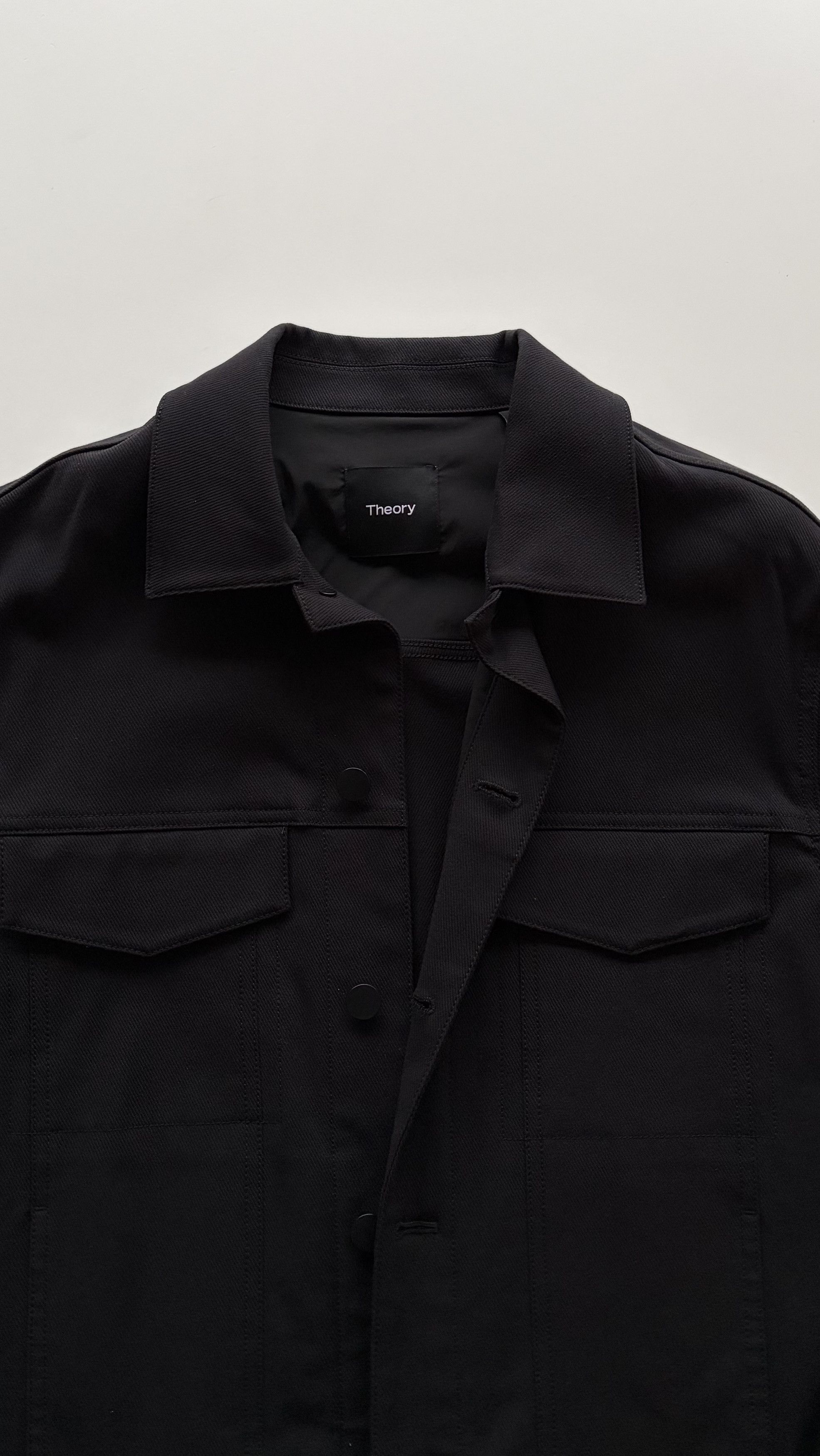 Theory Theory Black Modern Trucker Jacket Size US M / EU 48-50 / 2 - 5 Thumbnail
