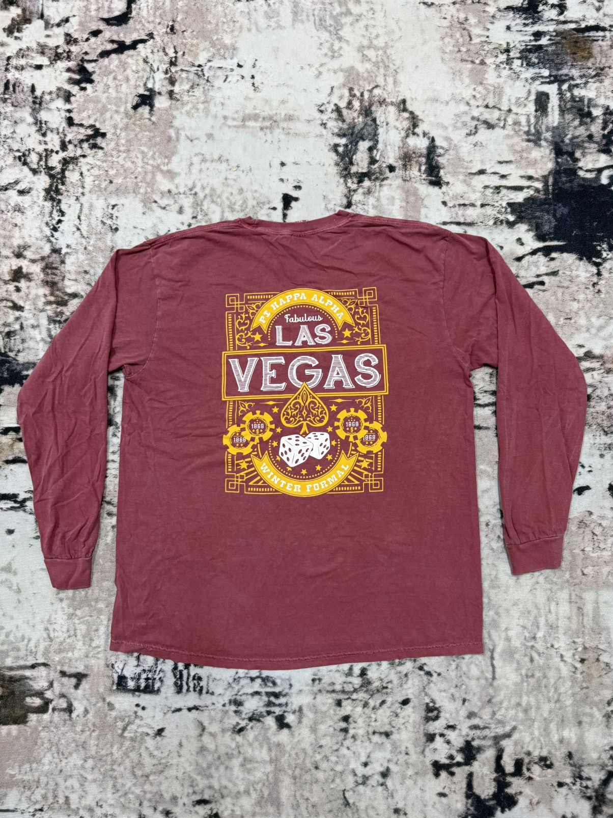 Comfort Colors Las Vegas Winter Formal Backhit Longleeve Tshirt Size US XL / EU 56 / 4 - 9 Thumbnail