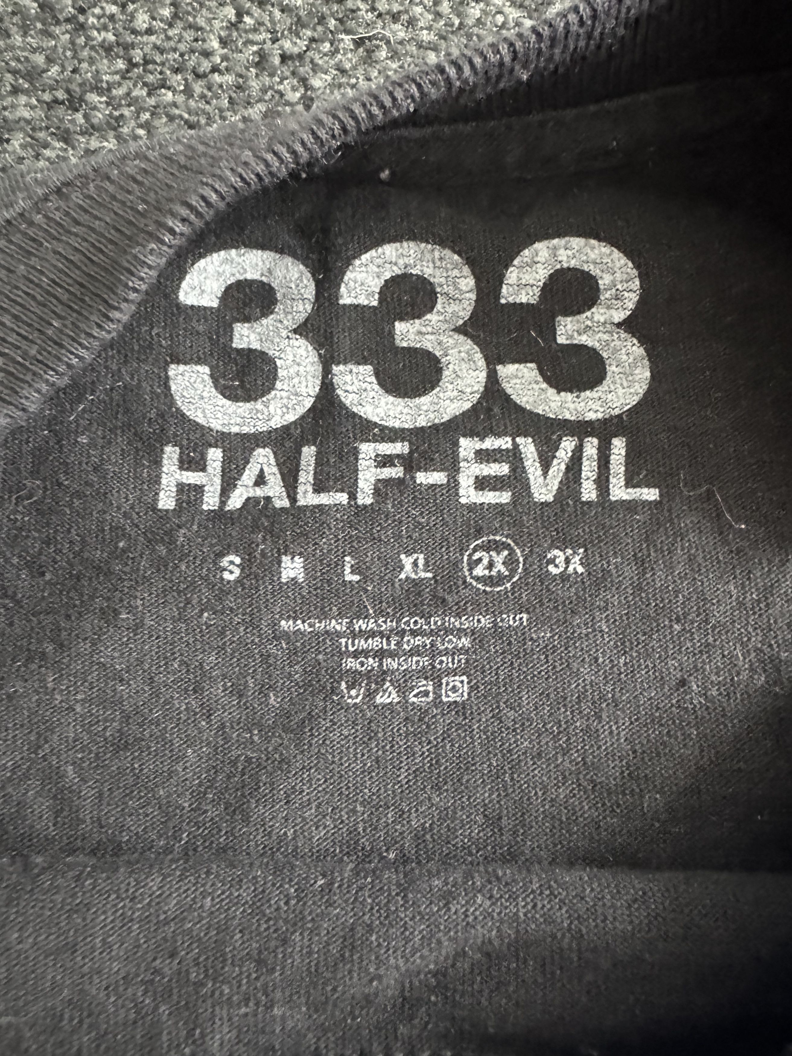 Half Evil Half Evil Skull T-Shirt Size US XXL / EU 58 / 5 - 3 Thumbnail