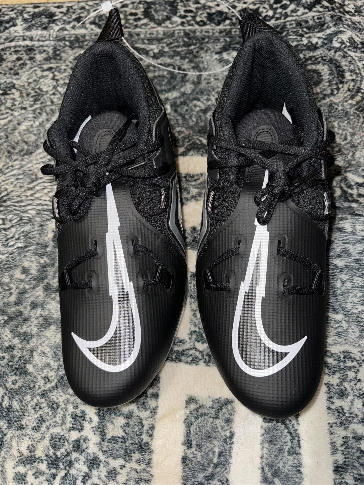 Nike Nike Men's Alpha Menace Pro 3 Football Cleats Size 10 Black Size ONE SIZE - 1 Thumbnail