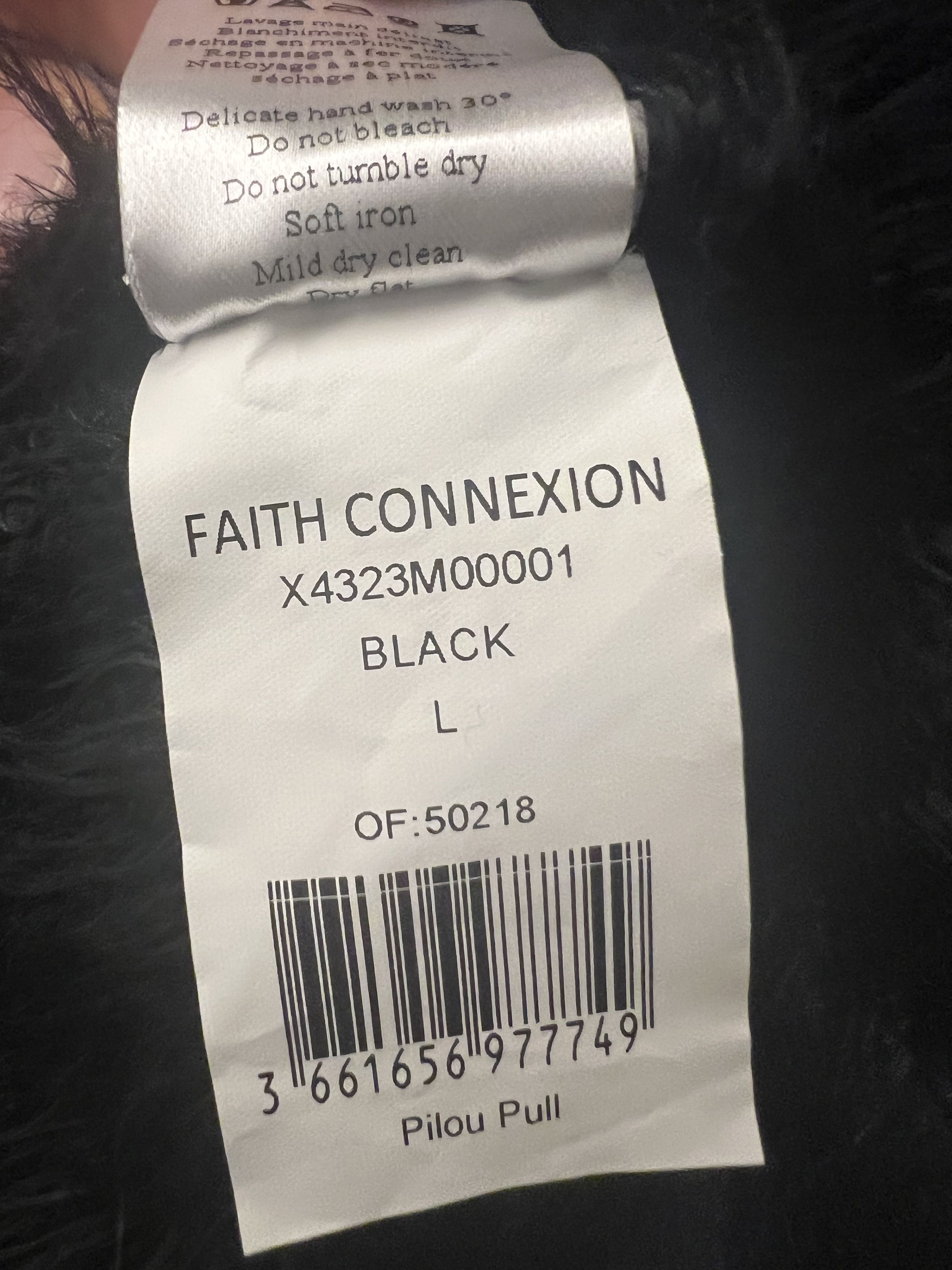 Faith Connexion Faith Connexion Black Sweater Size US L / EU 52-54 / 3 - 5 Thumbnail