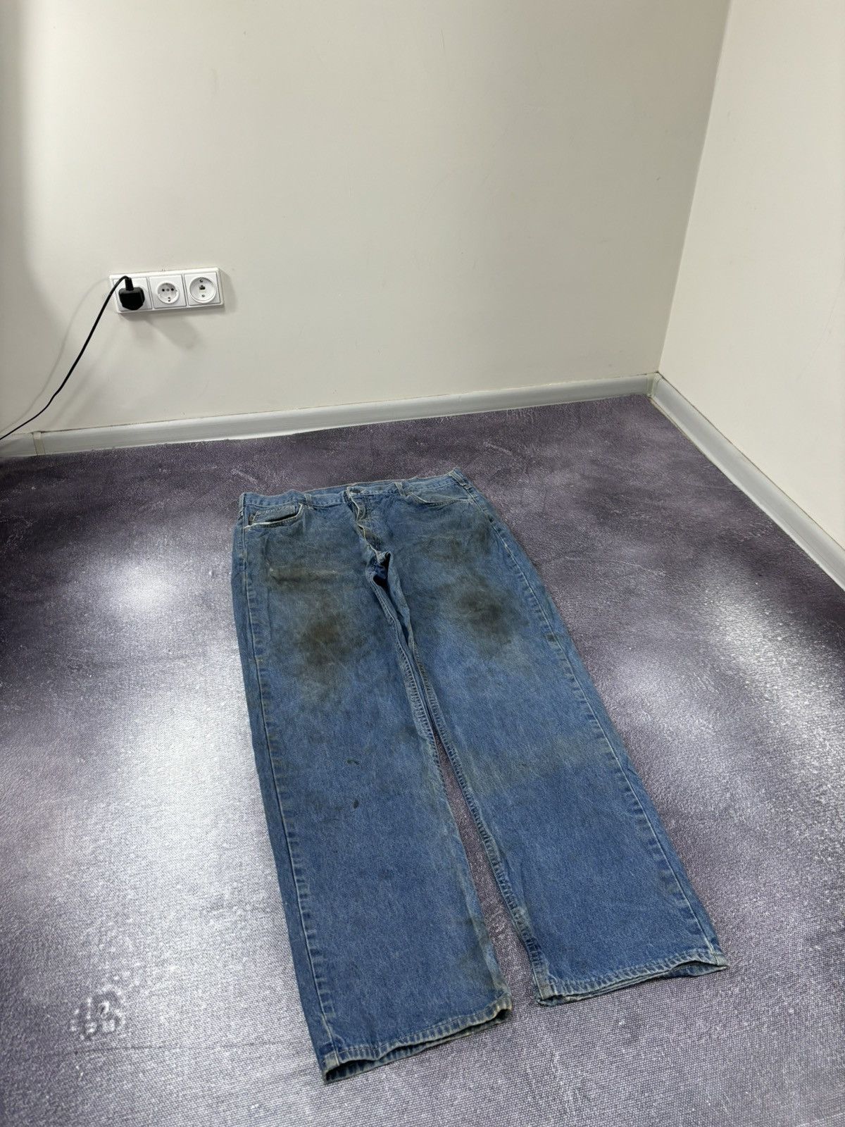 Carhartt Vintage 90s Carhartt Flame Resistant USA Work Denim Jeans Size US 40 / EU 56 - 8 Thumbnail