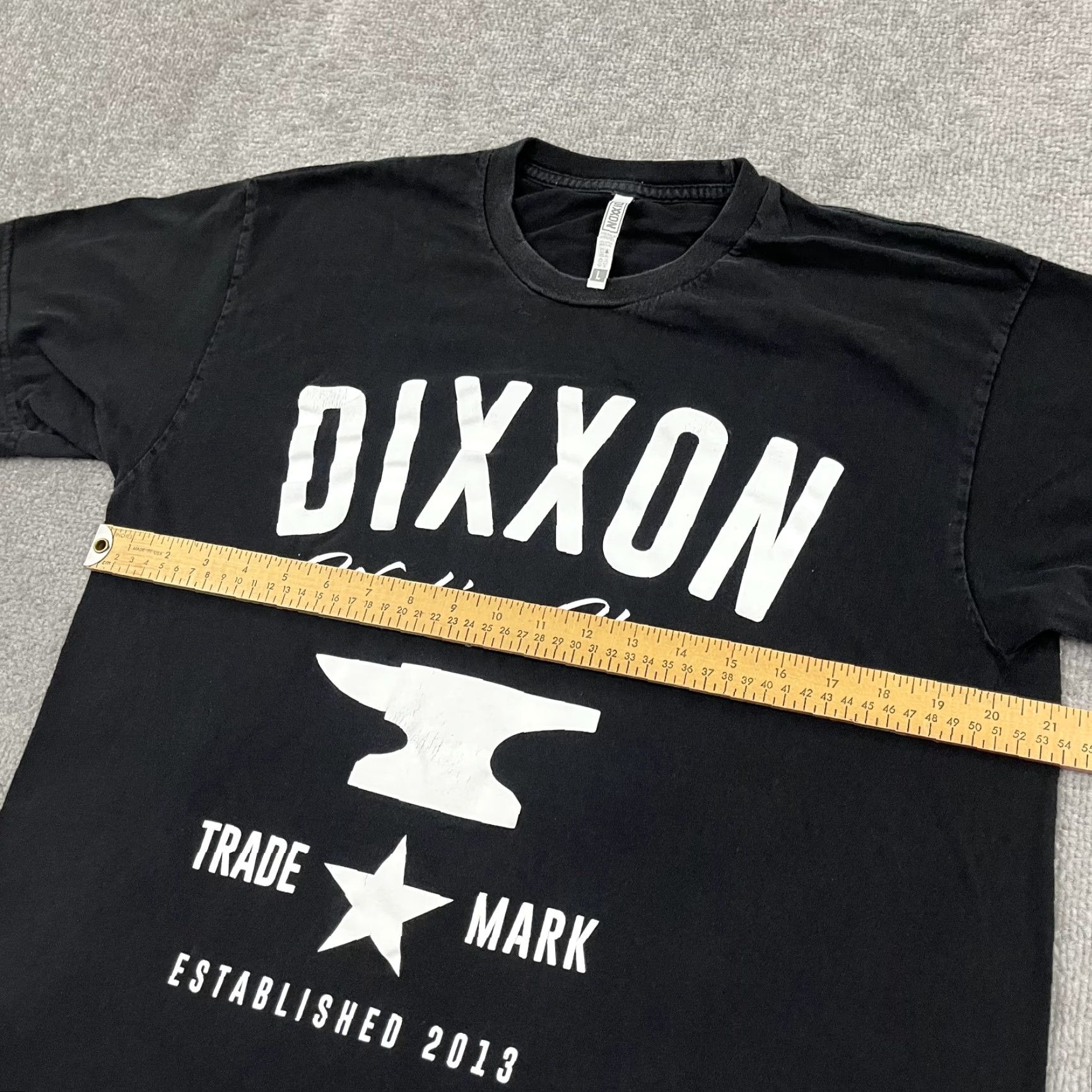 CO VINTAGE Dixxon Flannel Co Shirt Mens Large Black White Working Class Blue Collar Graphic Size US L / EU 52-54 / 3 - 5 Thumbnail