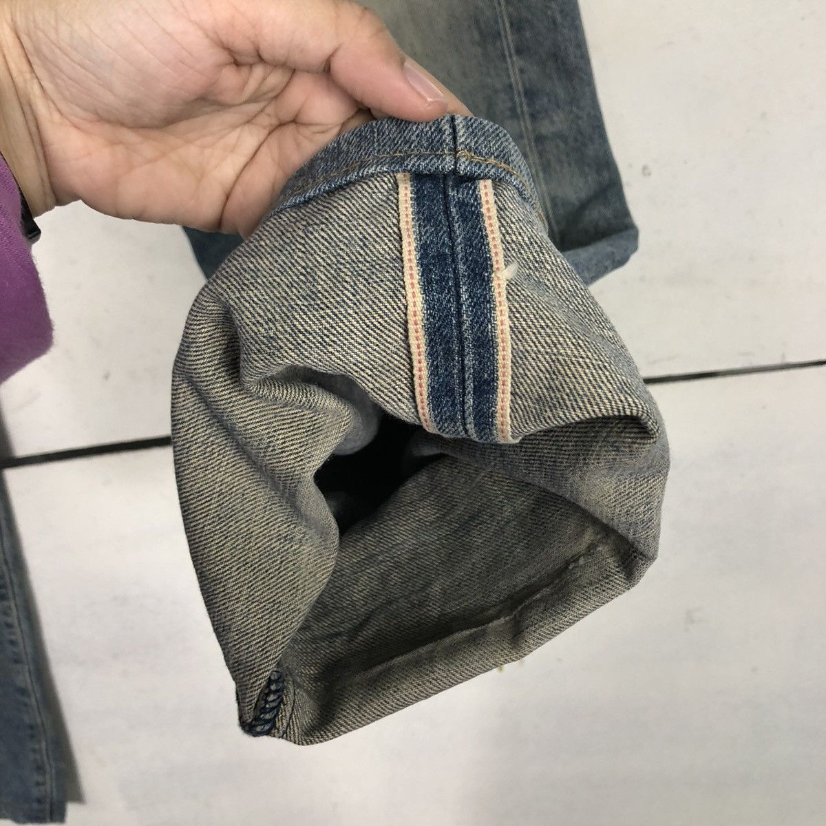 Levi's 🔥VINTAGE REPRODUCTION LEVI’S BIG E REDLINE JEANS LOT 503B Size US 28 / EU 44 - 18 Thumbnail