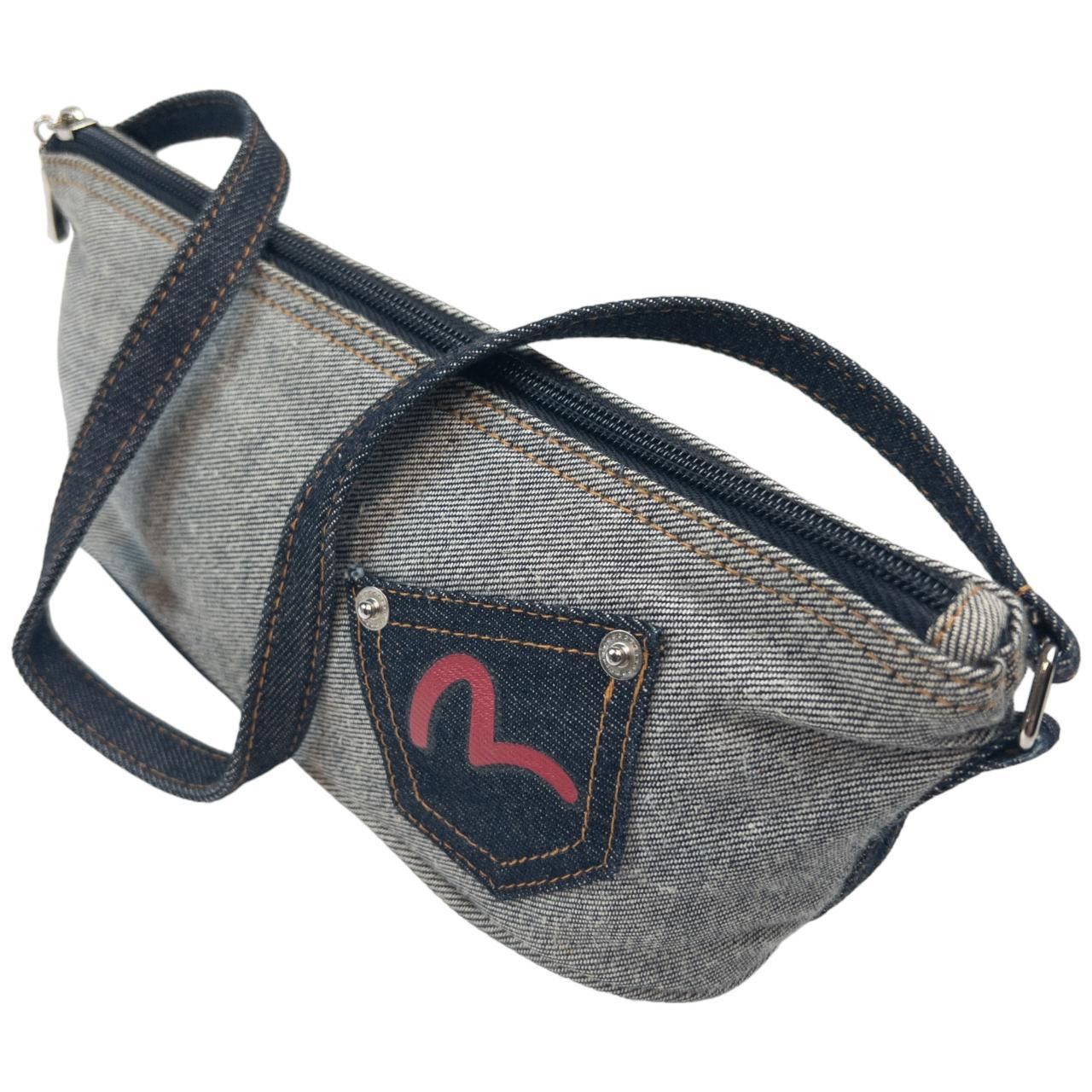 Evisu Vintage Evisu Japanese Denim Mini Shoulder Bag Size ONE SIZE - 5 Thumbnail