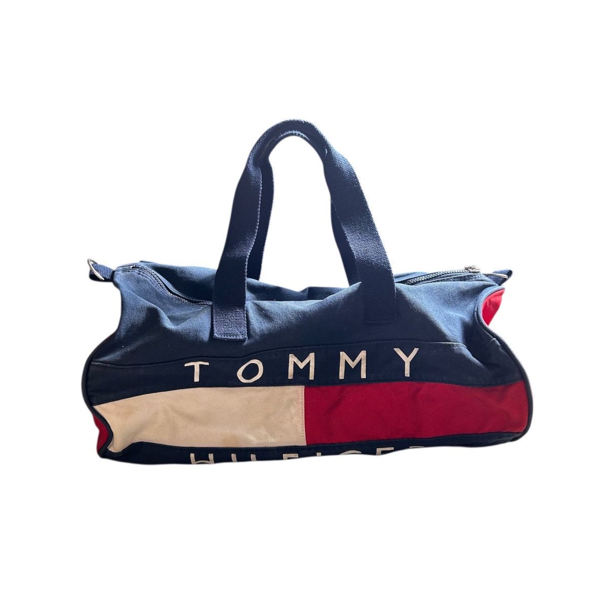 Tommy Hilfiger Vintage Tommy Hilfiger Big Logo Duffel Bag Size ONE SIZE - 1 Thumbnail