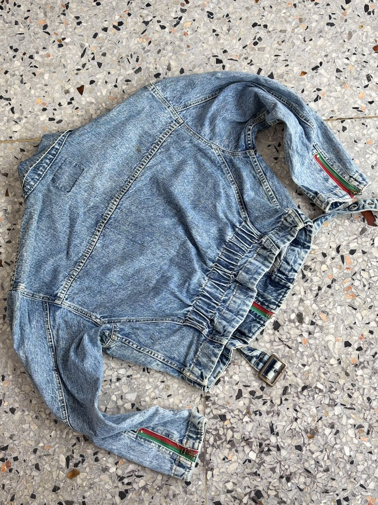 Edwin × Japanese Brand Edwin Jacket 🩵 stone wash 🏍️ Size US S / EU 44-46 / 1 - 11 Thumbnail
