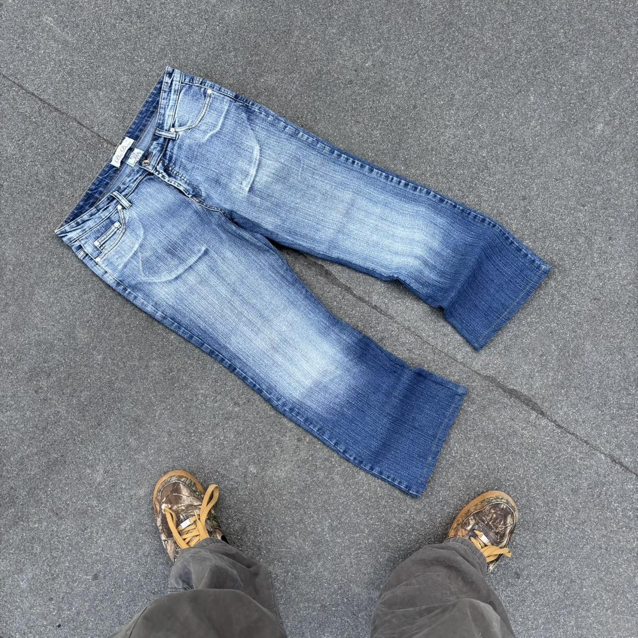 Japanese Brand × Vintage Vintage Faded denim Size US 36 / EU 52 - 2 Thumbnail