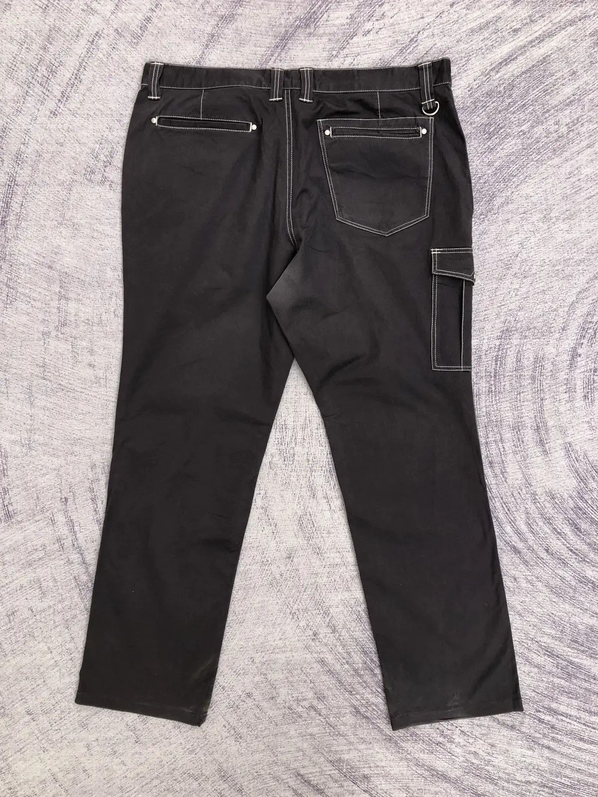 Japanese Brand × Vintage Black Carpenter Cargo Trousers With 5 Pocket Size US 37 - 8 Thumbnail
