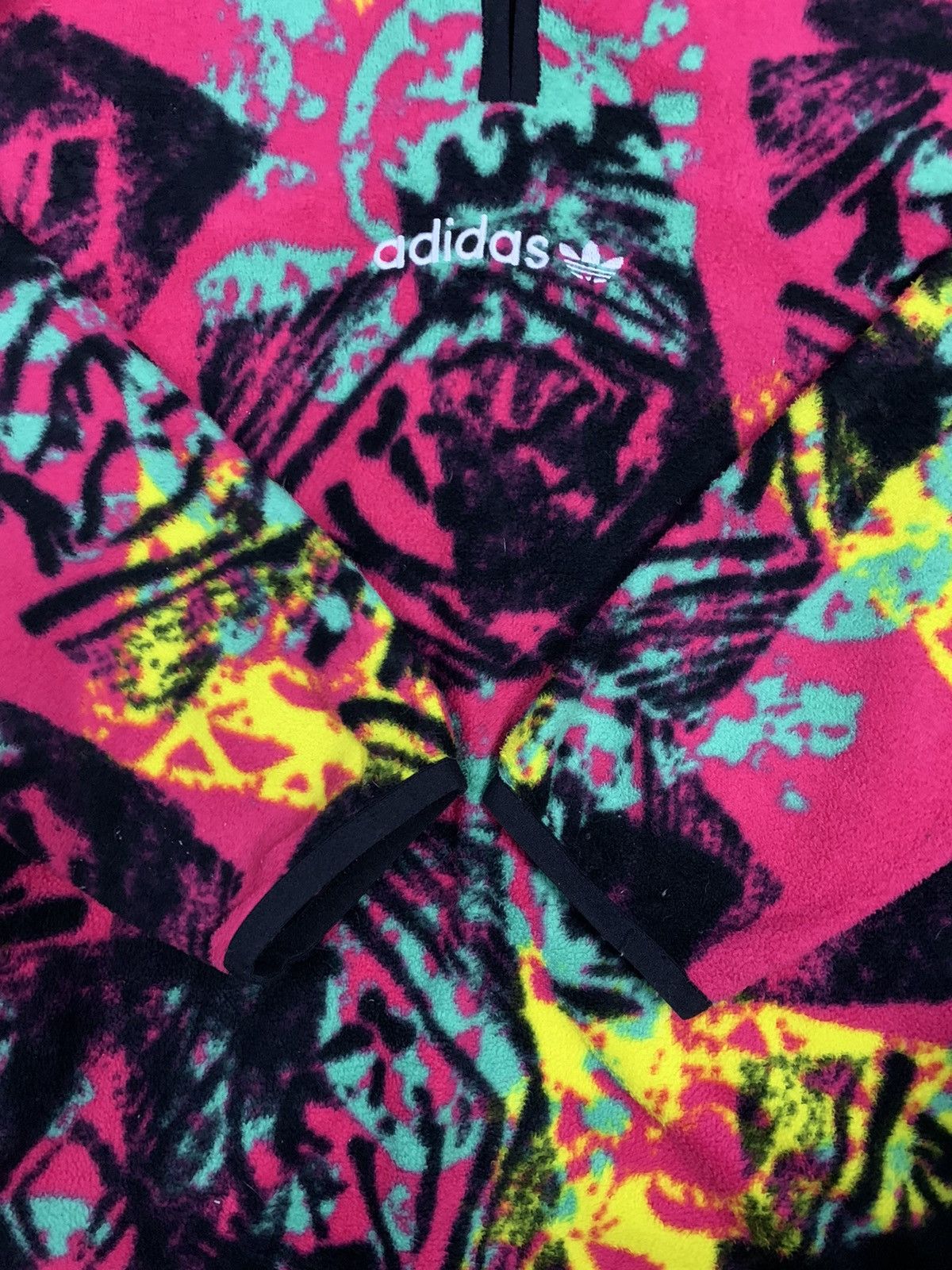 Adidas Adidas Adventure Archive All-Over Graphic Fleece Sweatshirt Size US M / EU 48-50 / 2 - 10 Thumbnail