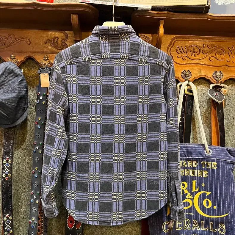 RRL Ralph Lauren RRL Ralph Lauren Depp's same thick checkered shirt Size US S / EU 44-46 / 1 - 2 Thumbnail