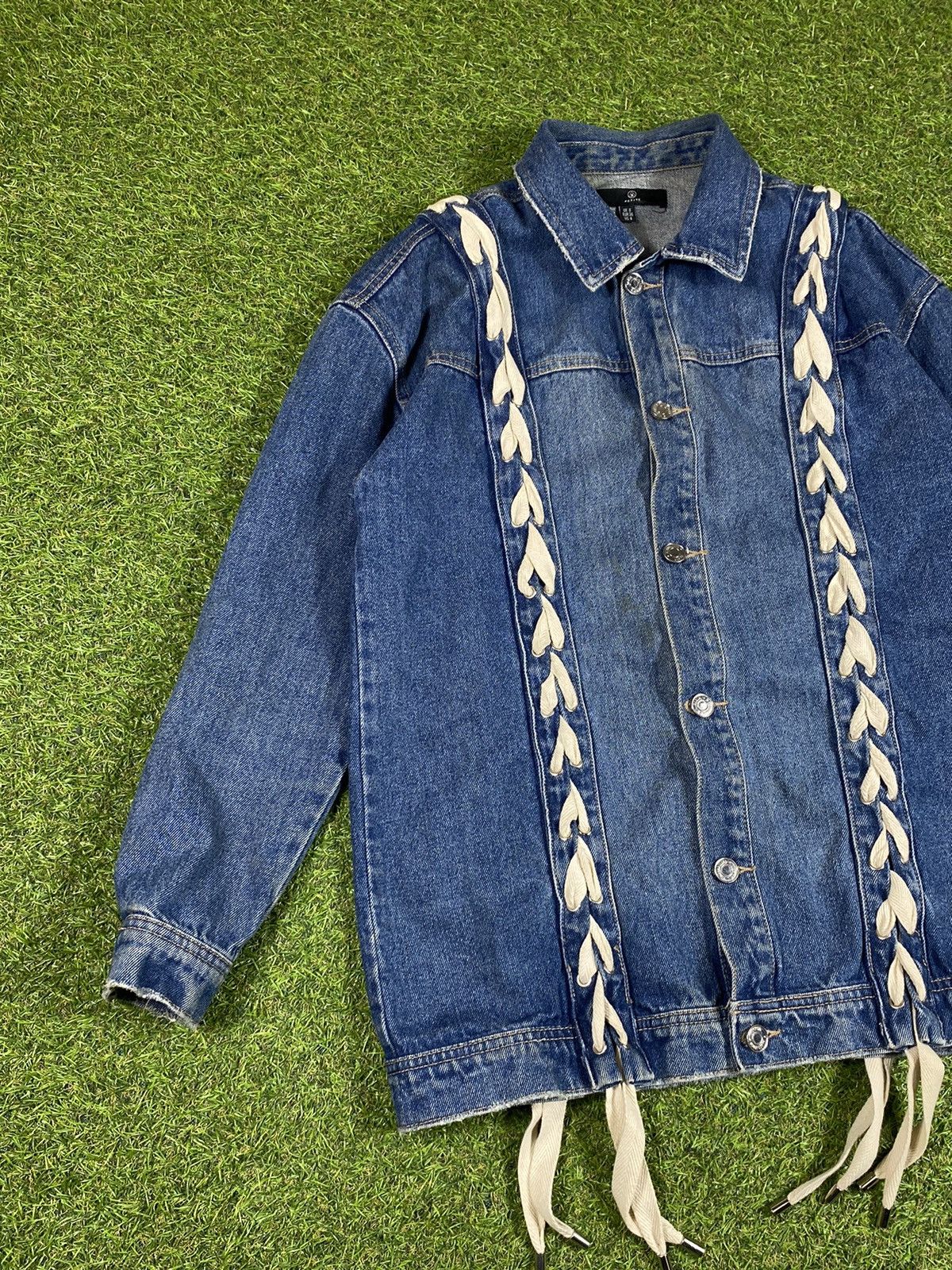 Vintage Vintage Y2K Japanese denim jeans jacket streetwear style Size S / US 4 / IT 40 - 1 Thumbnail