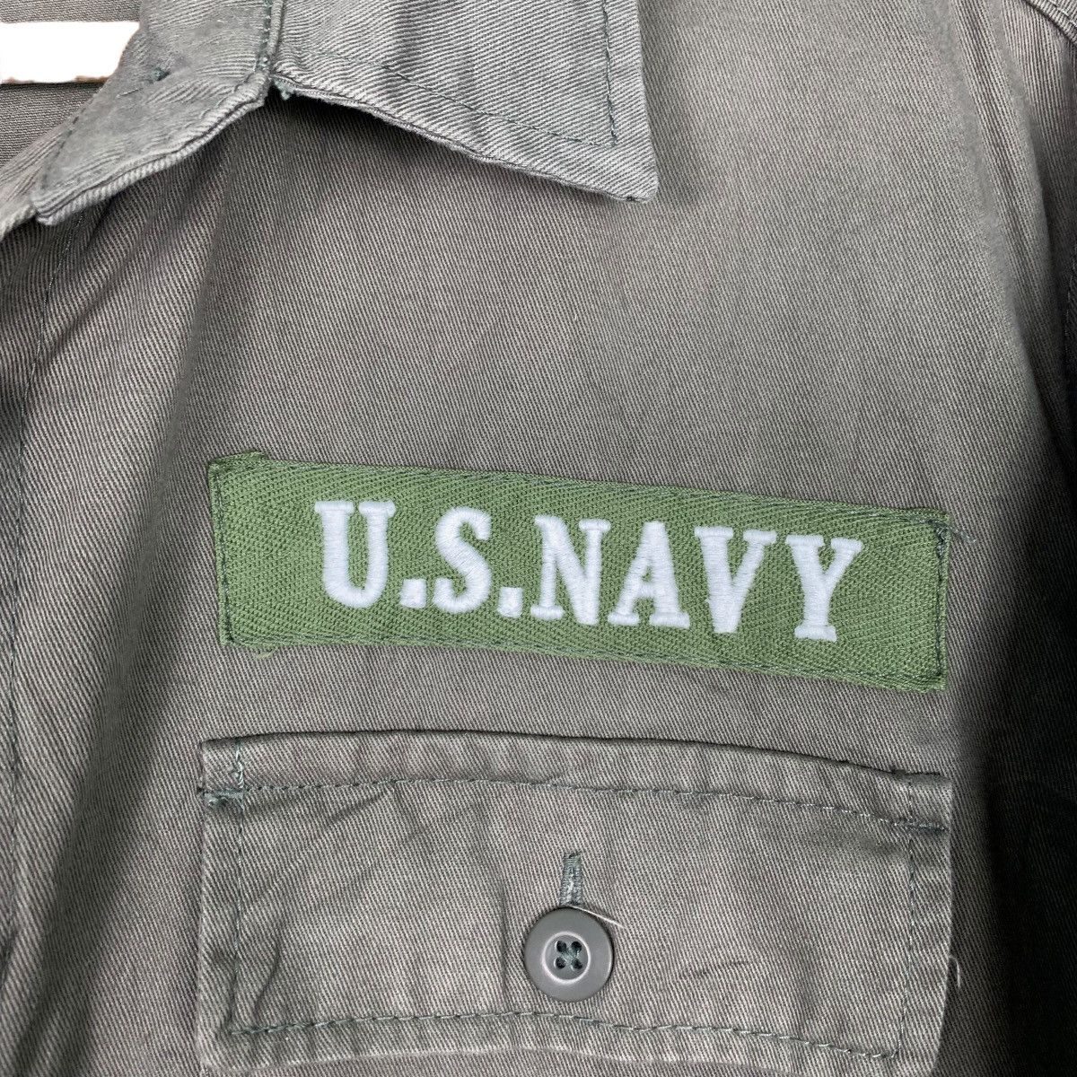 Vintage Mightier V1-05 W US Navy Stay Hungry Shirt #0257-C12 Size US M / EU 48-50 / 2 - 14 Thumbnail