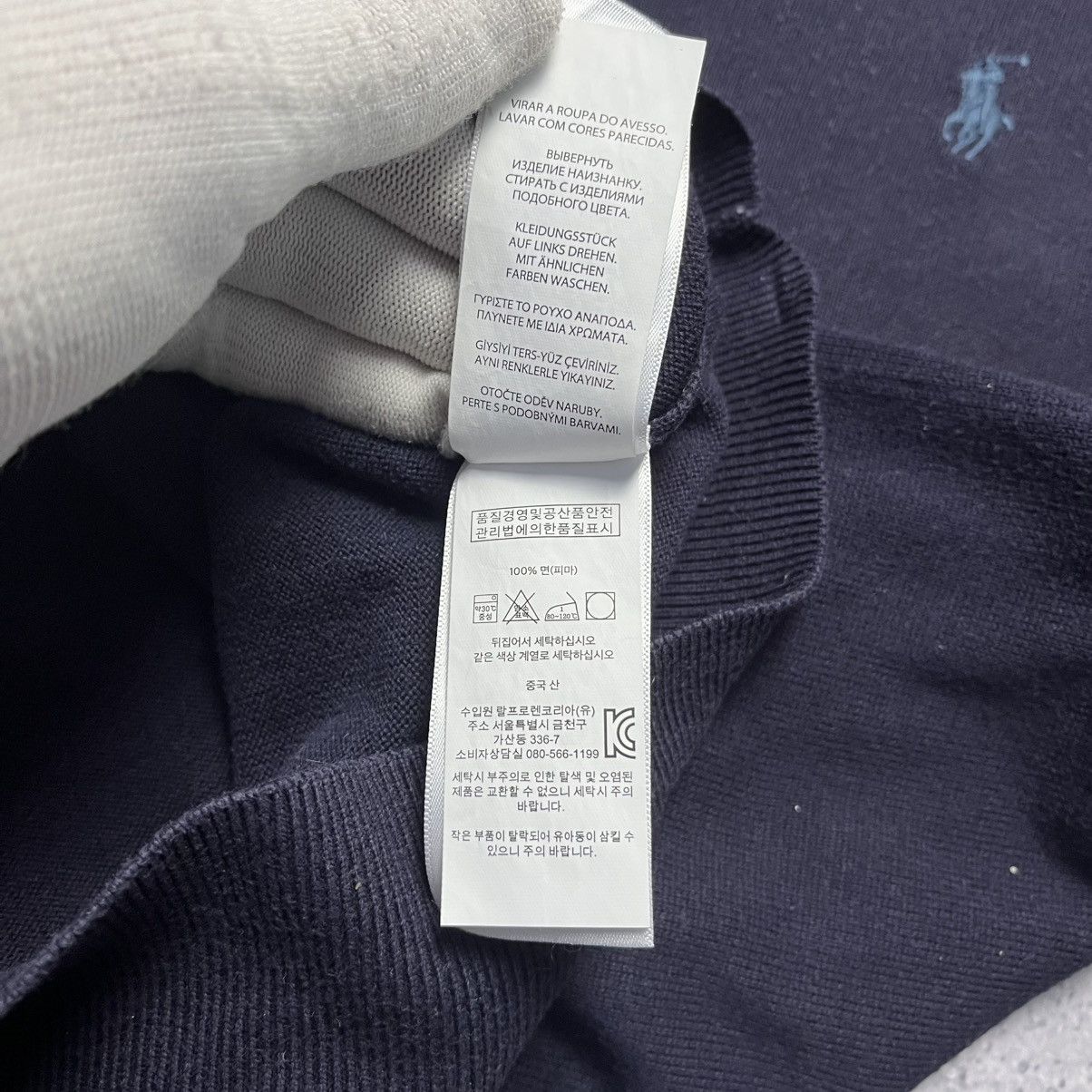 Polo Ralph Lauren × Vintage Vintage Polo Ralph Lauren Sweater V-Neck Streetwear Y2K Size US M / EU 48-50 / 2 - 8 Thumbnail