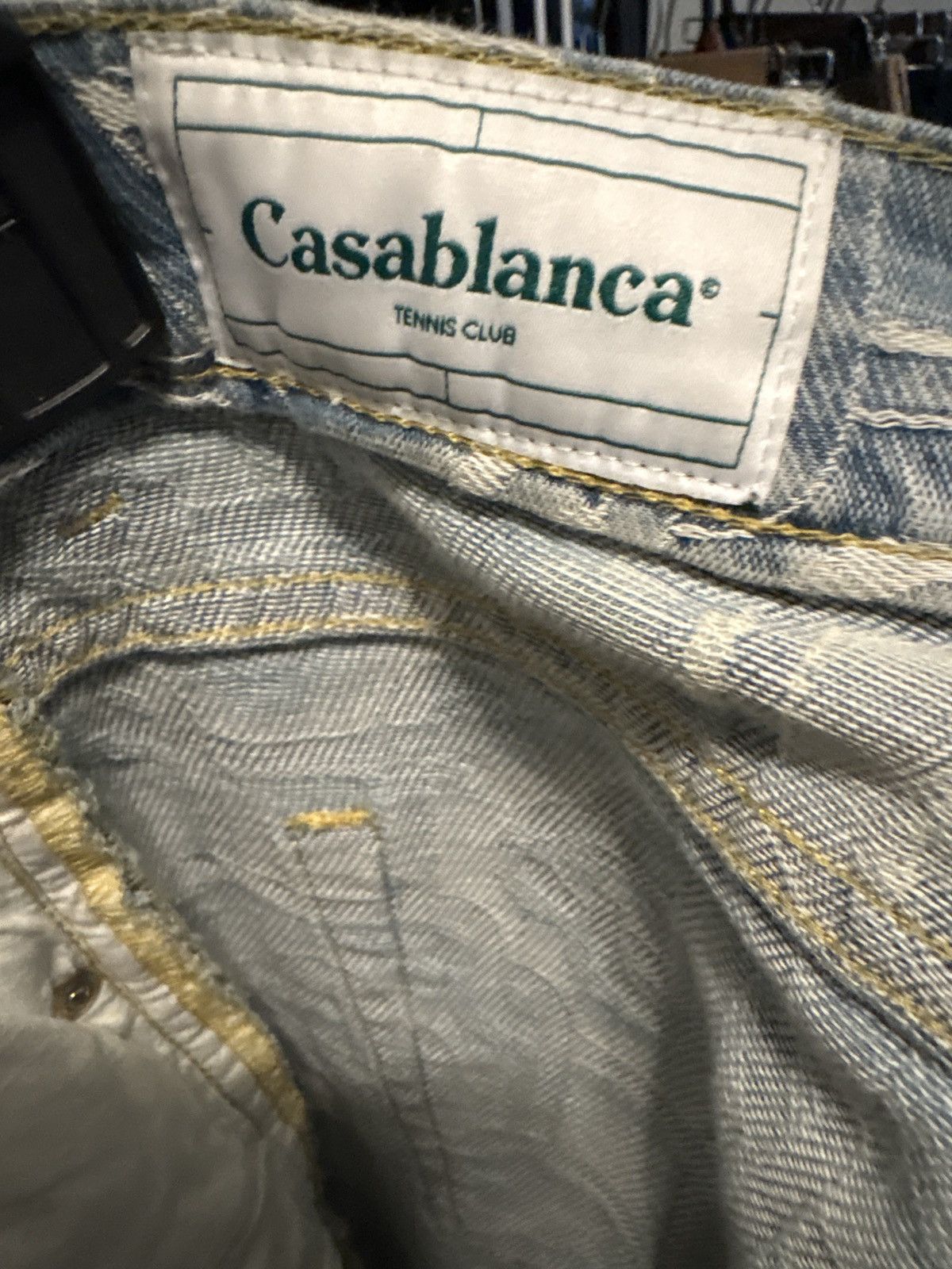 Casablanca Casablanca monogram print straight leg jeans Size US 36 / EU 52 - 4 Thumbnail