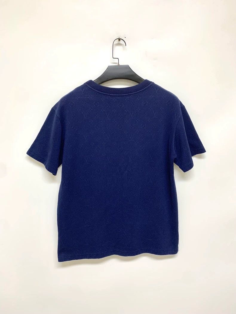 Louis Vuitton Louis Vuitton Dark Blue Full Print Short Sleeve Size US M / EU 48-50 / 2 - 8 Thumbnail