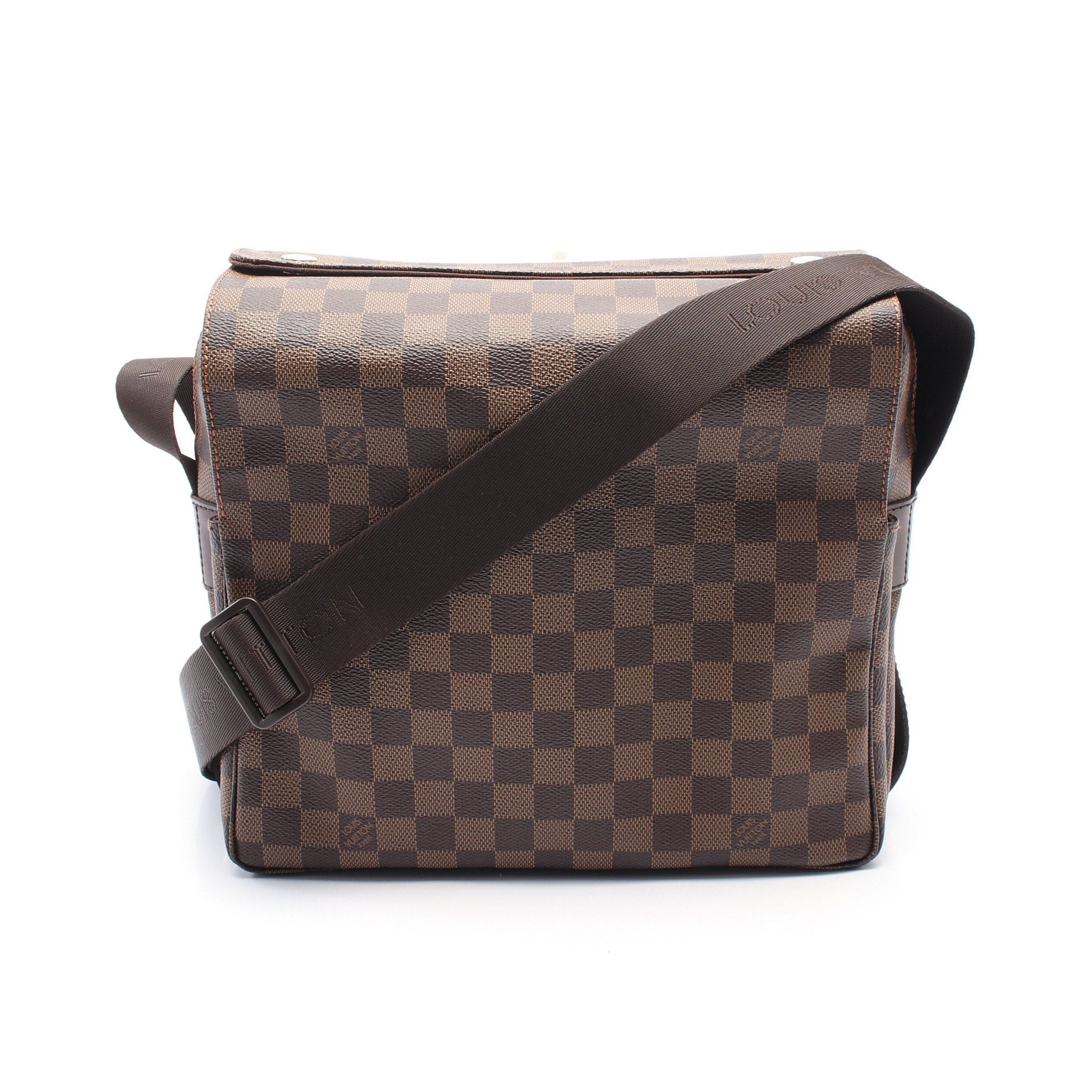 Louis Vuitton Louis Vuitton Naviglio Damier Ebene Shoulder Bag Leather Brown Size ONE SIZE - 1 Thumbnail