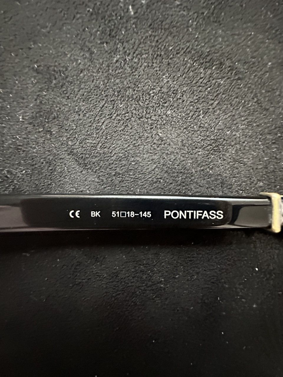 Chrome Hearts Chrome Hearts PONTIFASS BK Fleur Glasses Frame Size ONE SIZE - 7 Thumbnail