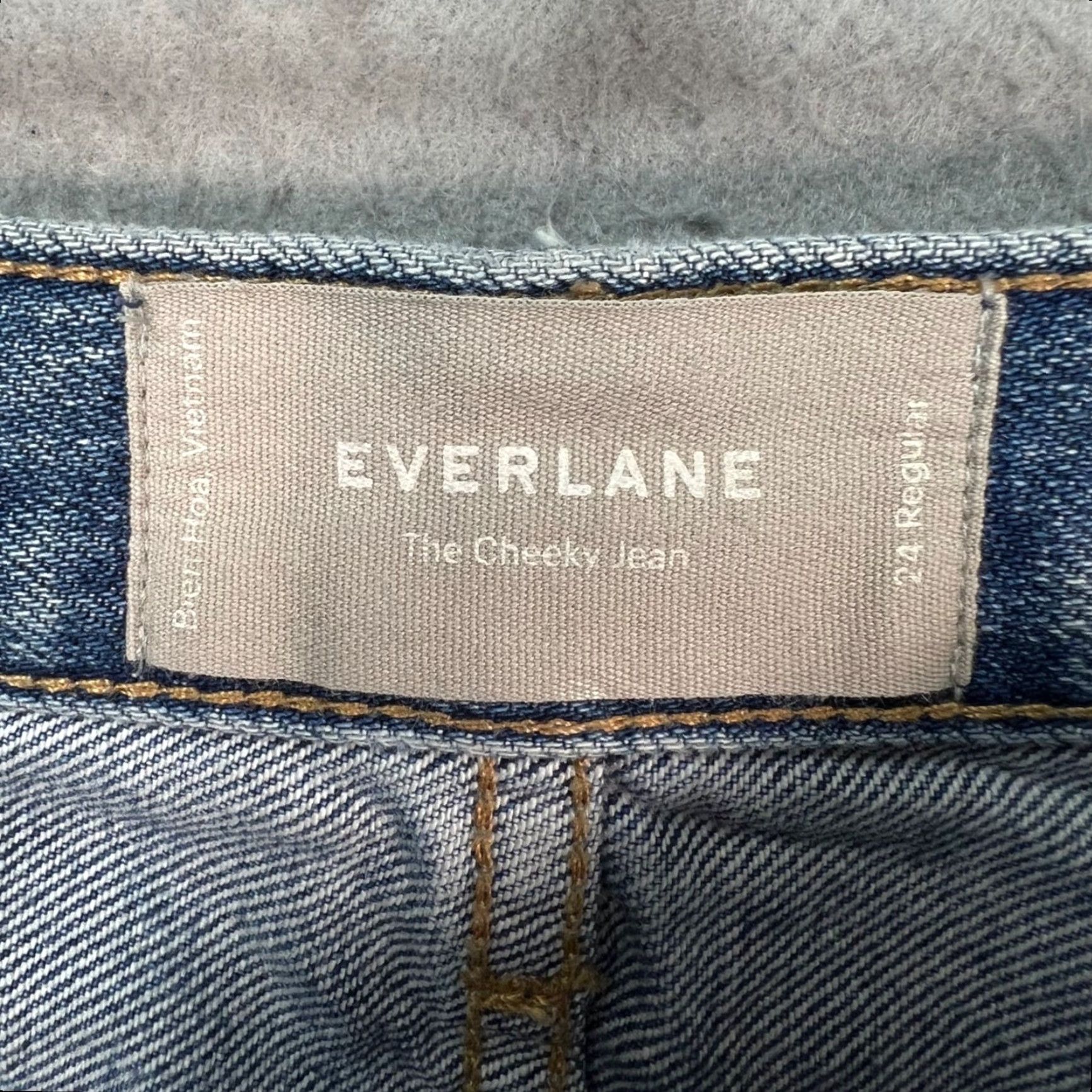 Everlane Everlane The Cheeky Jean High-Rise Straight Leg Denim Womens Size 24 Regular Size 42" / US 20 - 3 Thumbnail