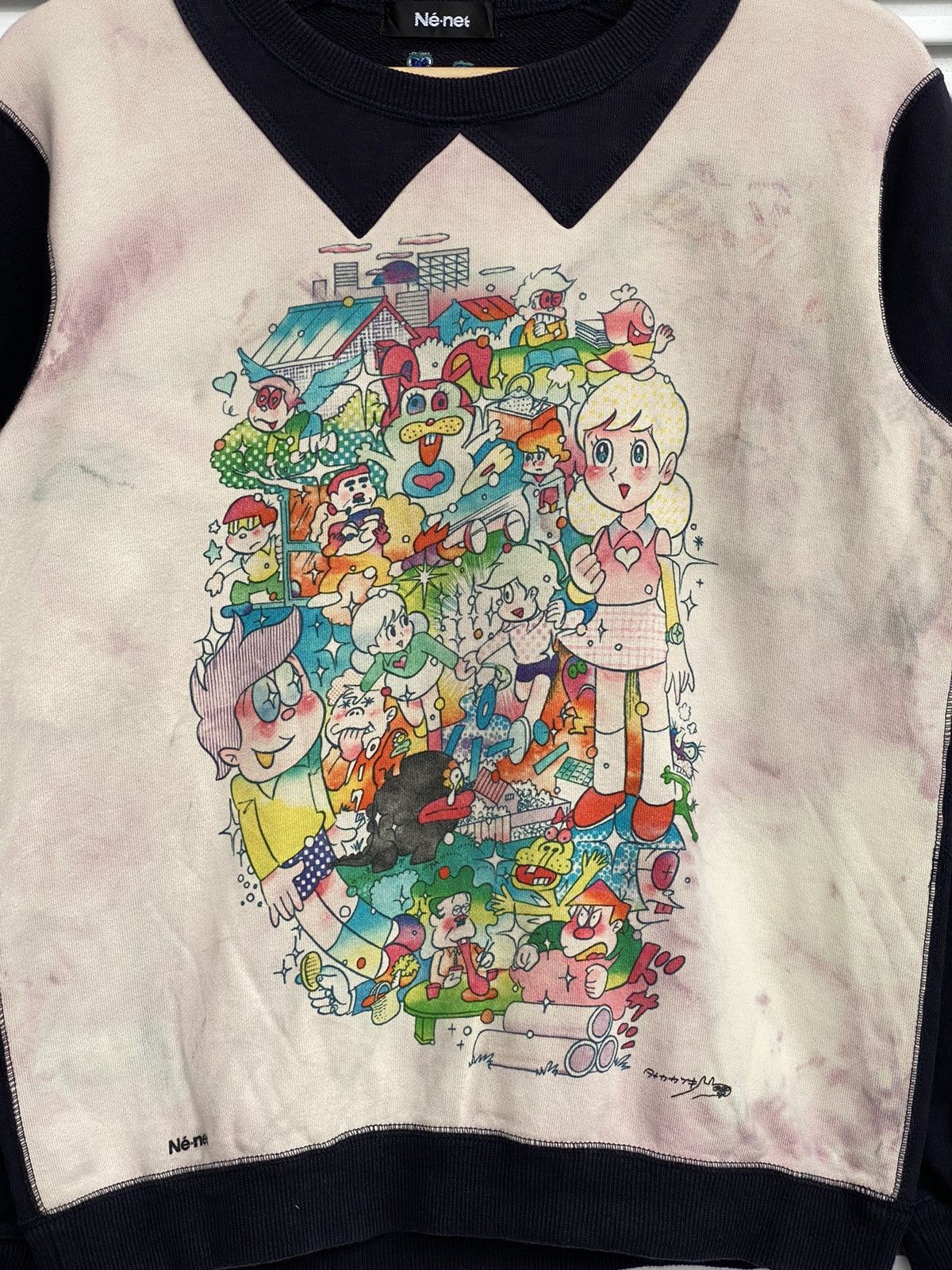 Issey Miyake Vintage Ne-net Issey Miyake Over Printed Crewneck Size US S / EU 44-46 / 1 - 2 Thumbnail