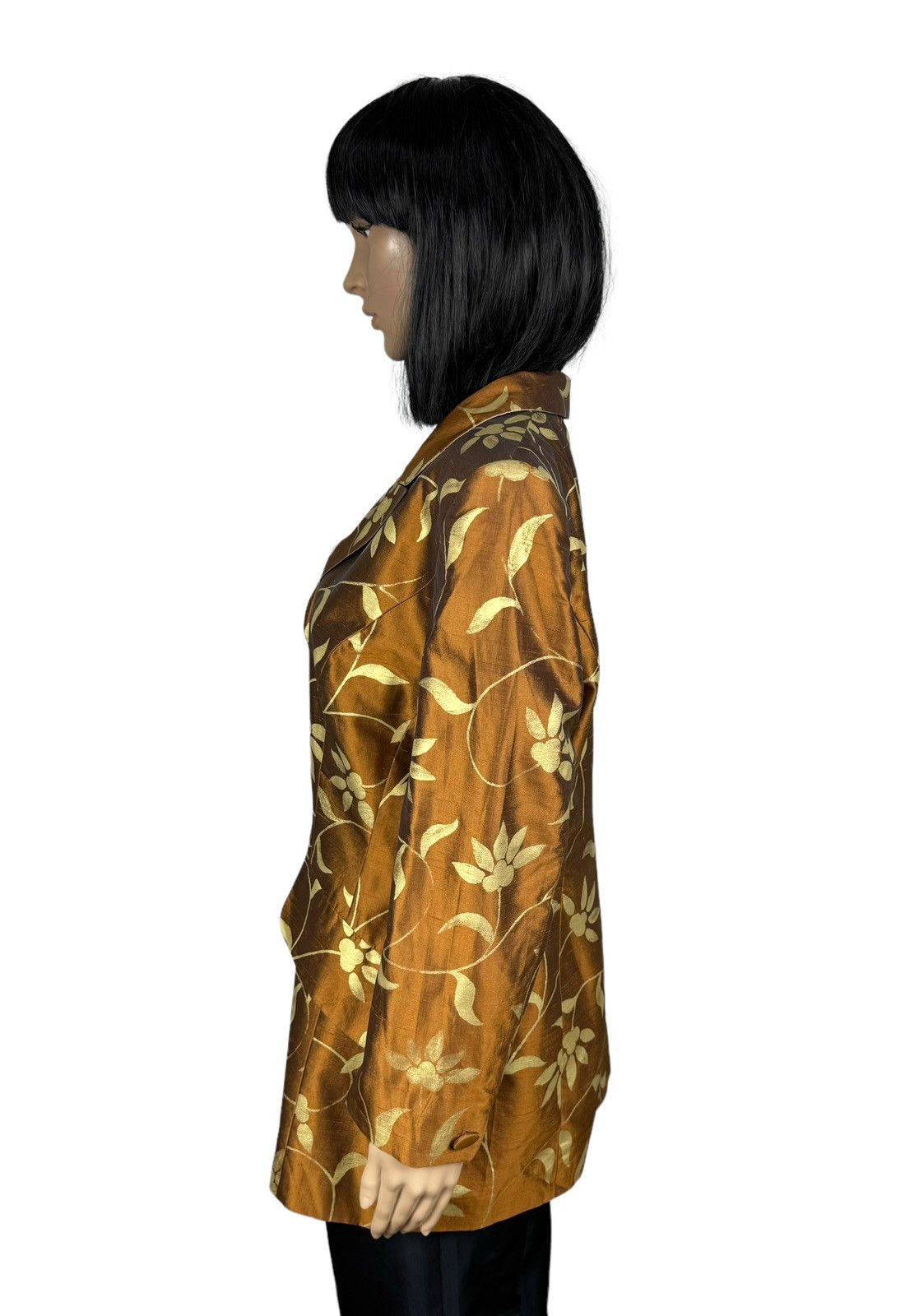 Escada × Vintage Escada Margaretha Ley Silk Blazer Floral Printed size 42 Size M / US 6-8 / IT 42-44 - 8 Thumbnail