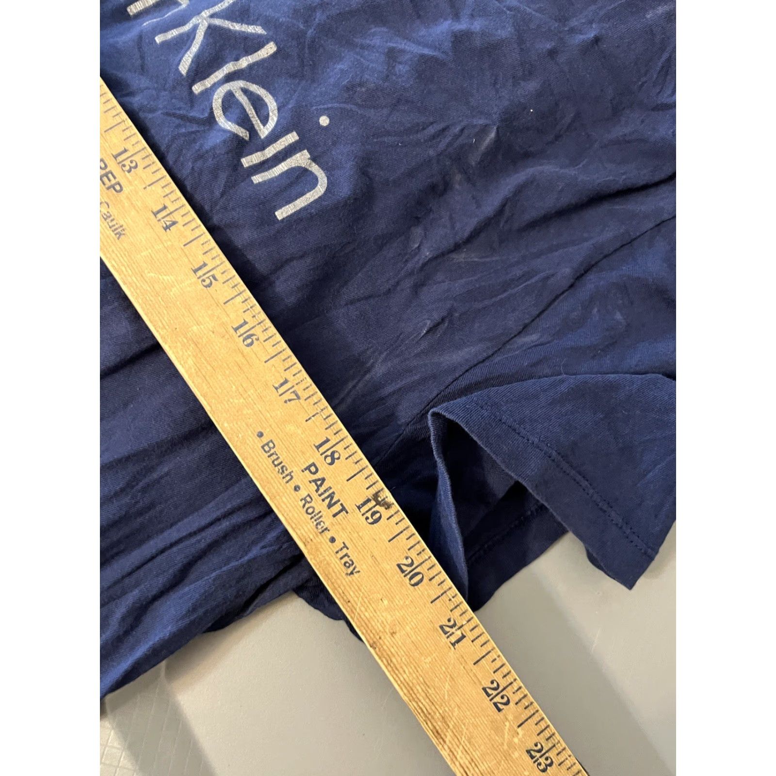 Vintage Calvin Klein Jeans T-Shirt Men Blue Graphic Short Sleeve Crew Neck Medium Size 32" / US 10 / IT 46 - 5 Thumbnail