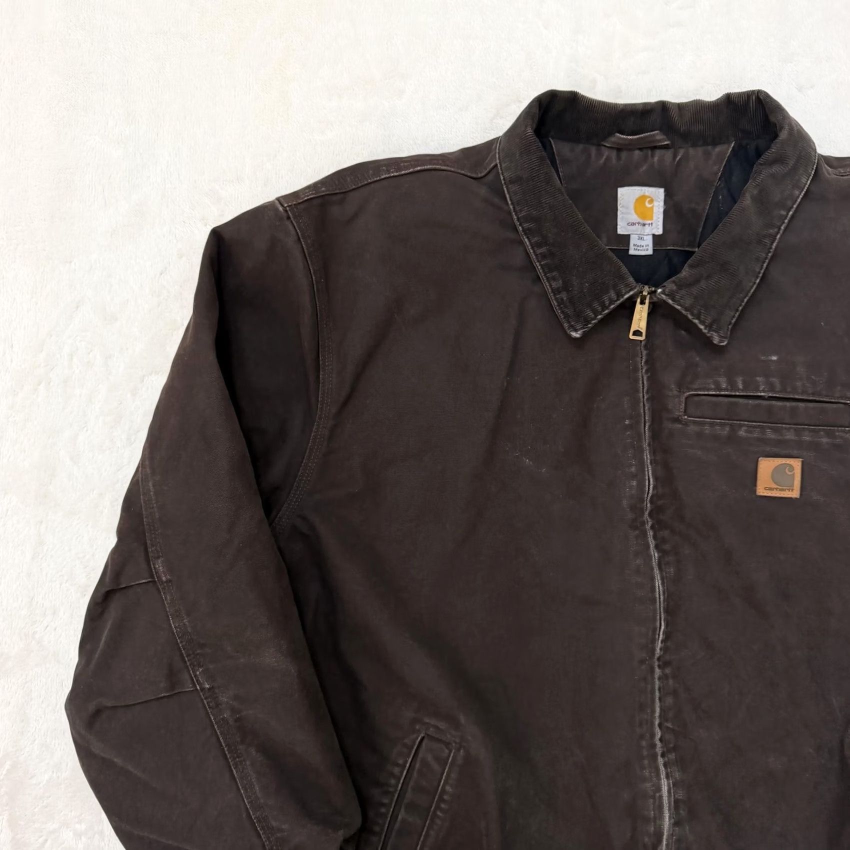 Carhartt VINTAGE Carhartt Bankston Jacket Mens 3XL Brown Quilted Detroit 101228 201 Size US XXL / EU 58 / 5 - 5 Thumbnail