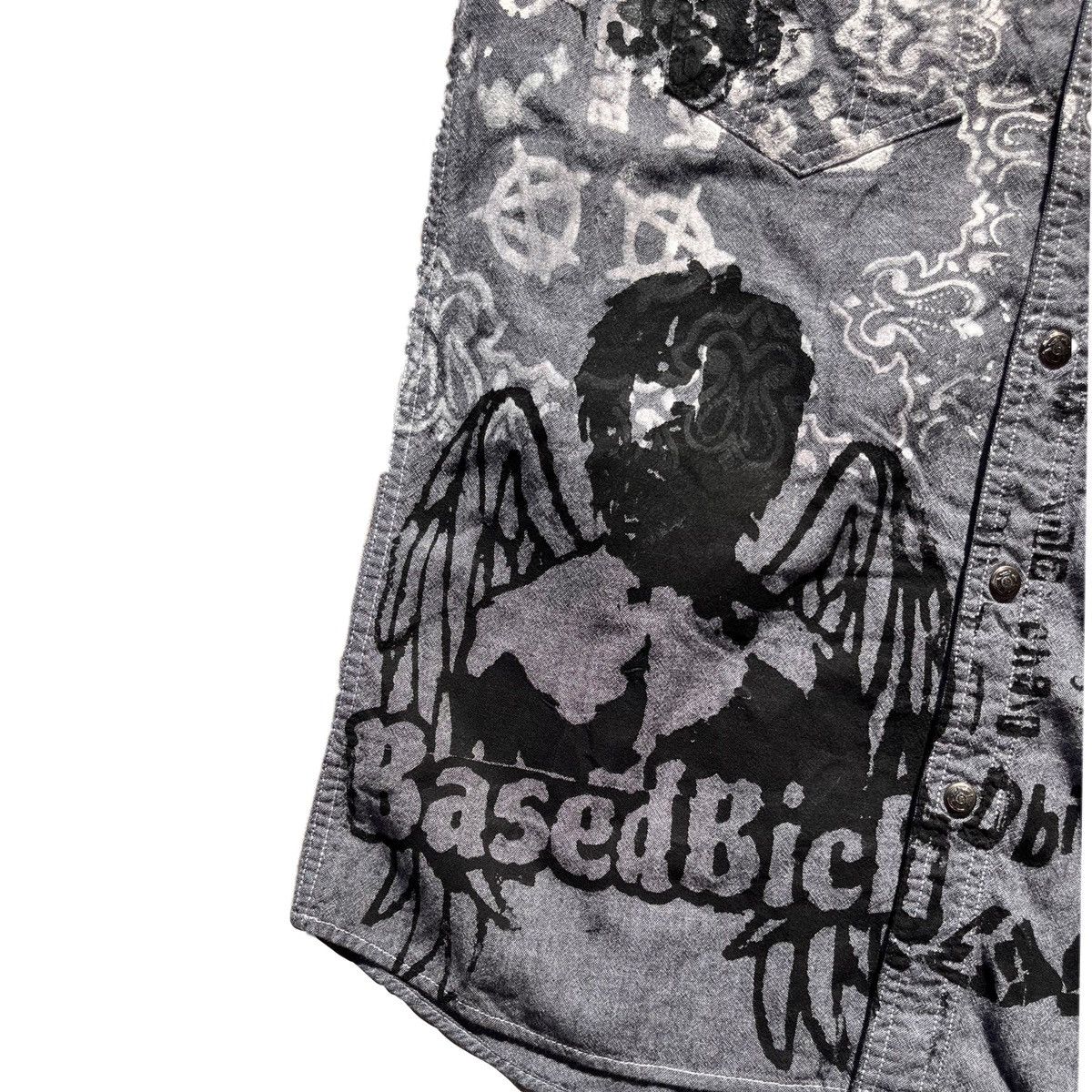 Other Basedbich hand printed button up large Size US L / EU 52-54 / 3 - 6 Thumbnail