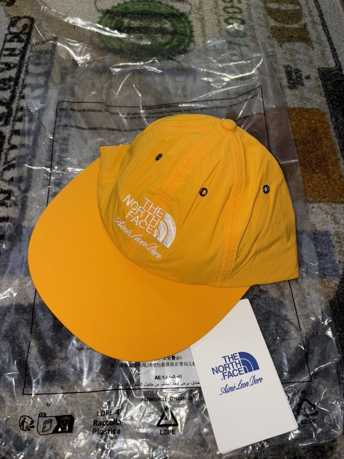 Aime Leon Dore Aime Leon Dore / The North Face Nylon Logo Hat Gold Size ONE SIZE - 1 Thumbnail