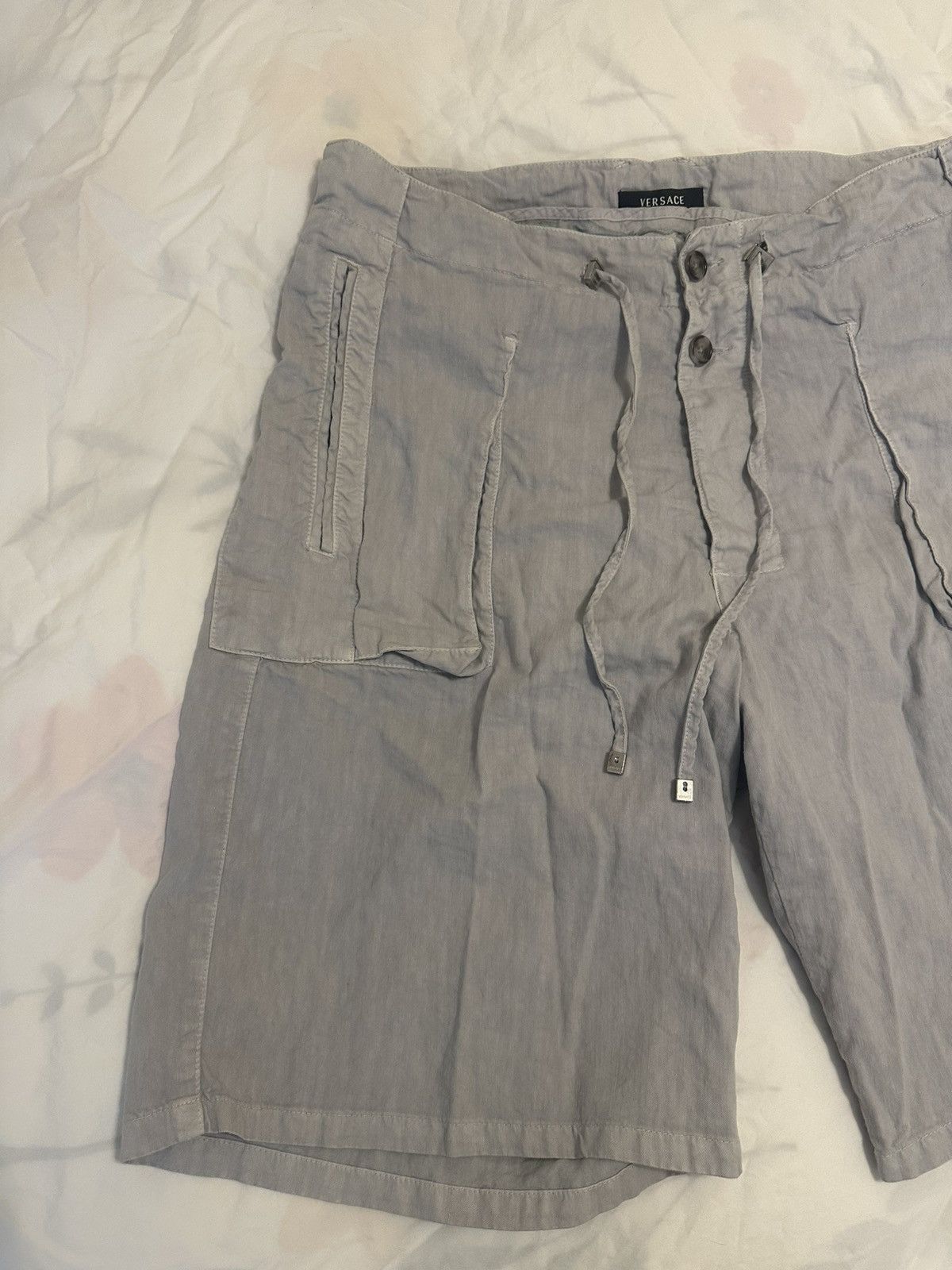 Versace Versace Grigi Capri Shorts Size US 37 - 5 Thumbnail