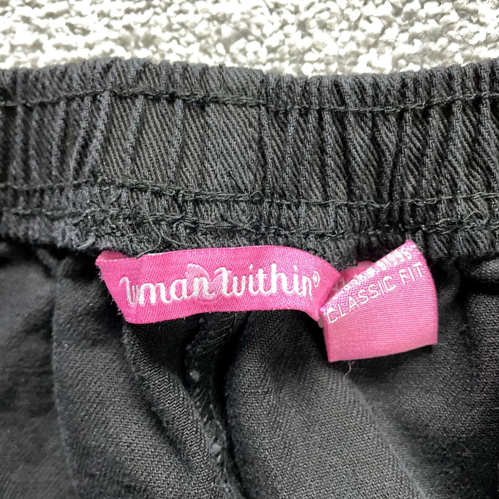 Vintage Woman Within Jeans Pants Womens Plus 16W Black Classic Fit Straight 30x29 16W Plus Size Denim Jeans Women Black Straight Size 30" / US 8 / IT 44 - 7 Thumbnail