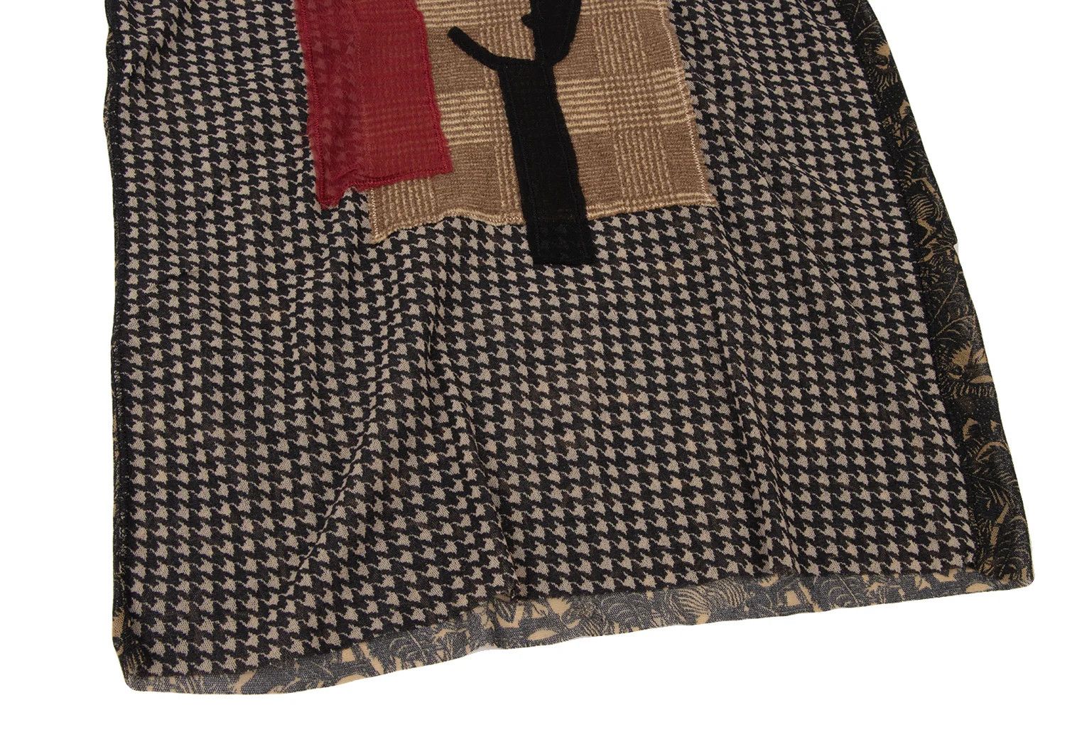 Jean Paul Gaultier Mask Patch Striped Sleeve Power Net Cutout Top Multi Size US M / EU 48-50 / 2 - 9 Thumbnail
