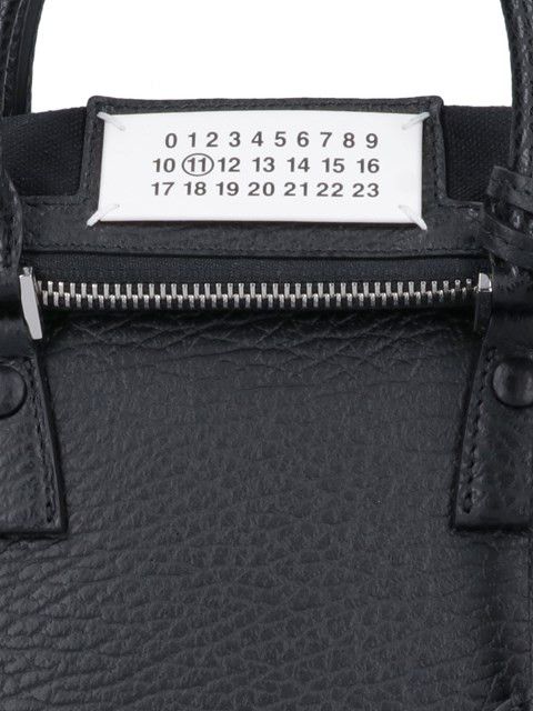 Maison Margiela oc11z0325 Size: OS / Micro Classique Tote Bag in Black Size ONE SIZE - 4 Thumbnail