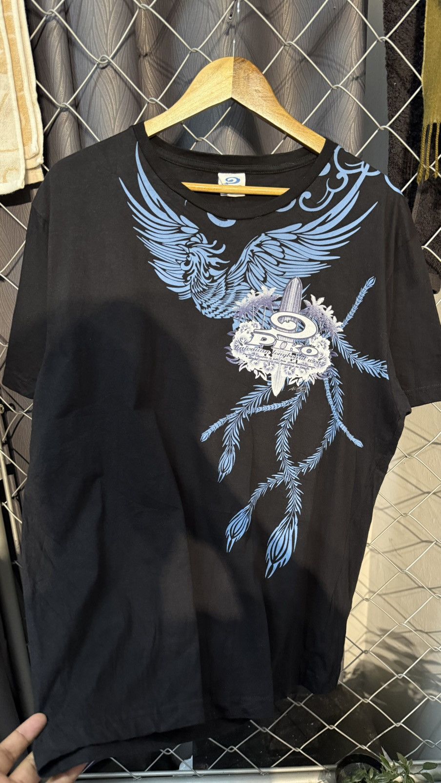 Vintage PIKO SURF OVP WING GRAPHIC PRINT TSHIRT Size US M / EU 48-50 / 2 - 4 Thumbnail