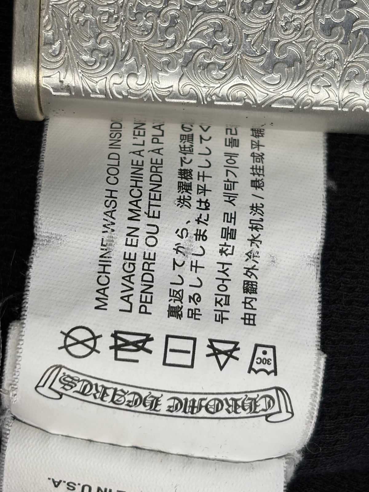 Chrome Hearts Vintage Chrome Hearts Flame Termal Zip hoodie M size Size US M / EU 48-50 / 2 - 8 Thumbnail