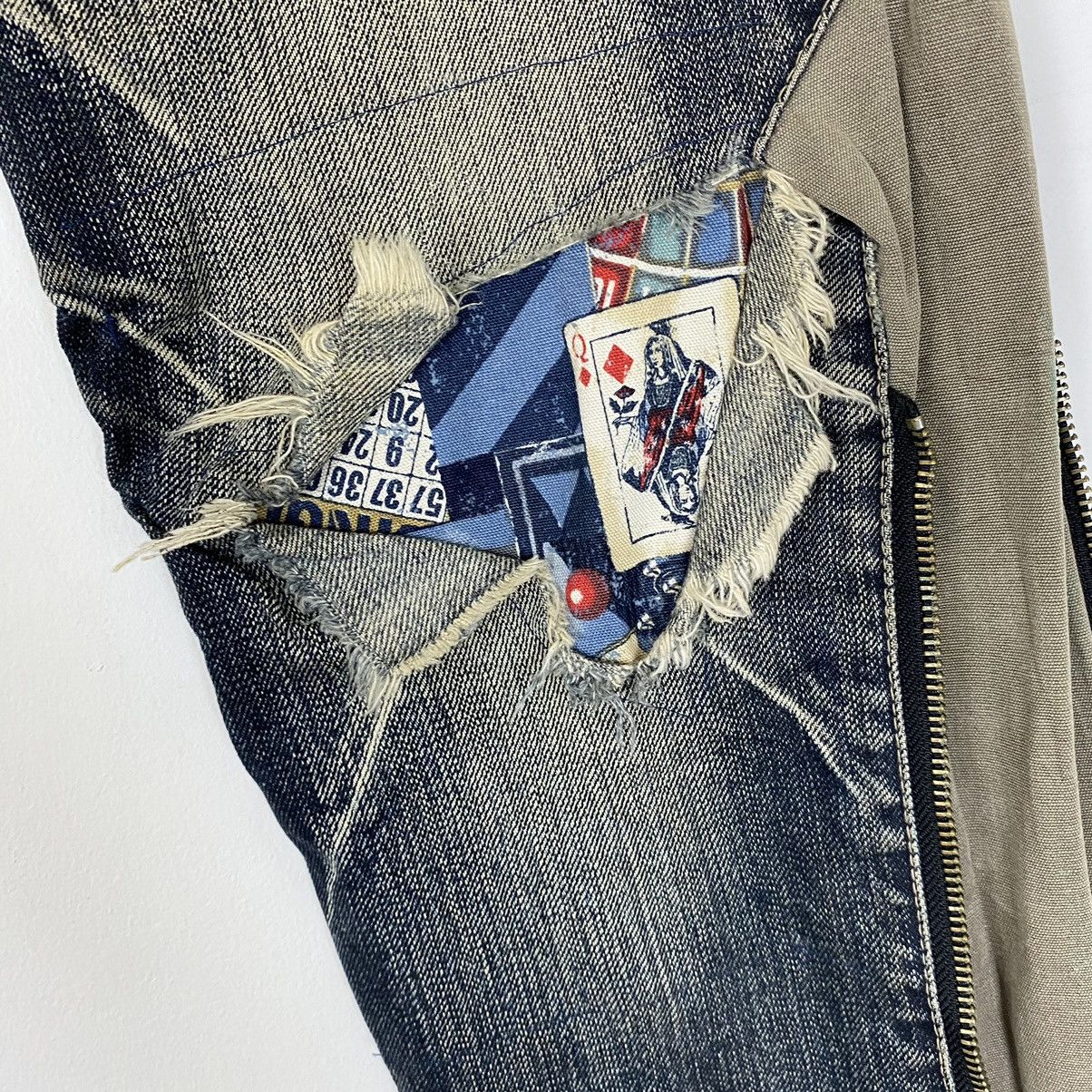 Japanese Brand ✨PPFM multi zipper inspired Undercover jeans Size US 31 - 11 Thumbnail