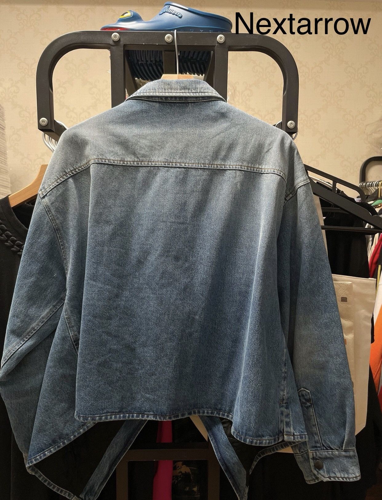 Balenciaga BALENCIAGA Design Denim Cotton Jacket 2412-Nextarrow Size US M / EU 48-50 / 2 - 2 Thumbnail