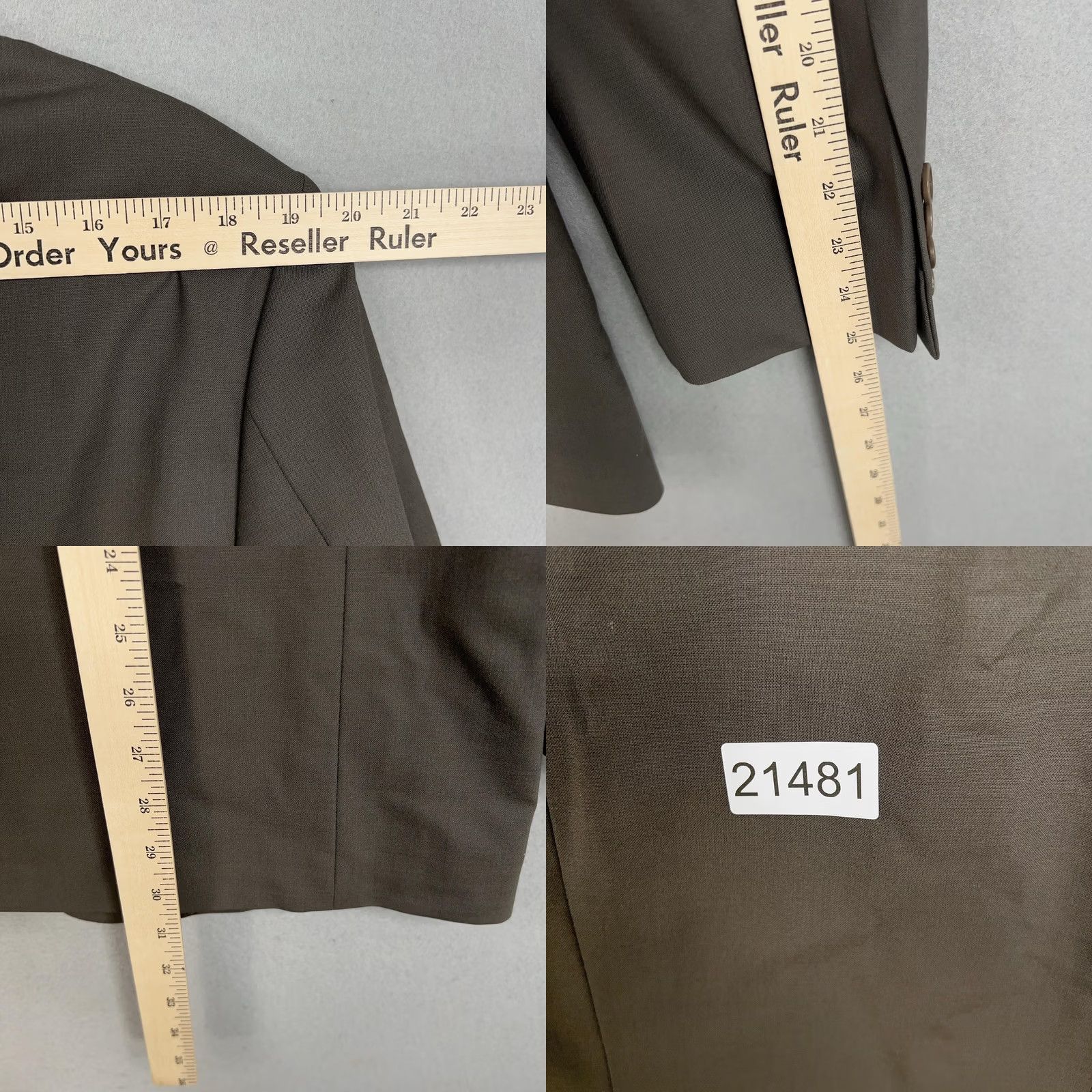 Brooks Brothers Brooks Brothers Mens Brown Wool Stretch Sport Coat 42R 346 Blazer Size 42R - 10 Thumbnail