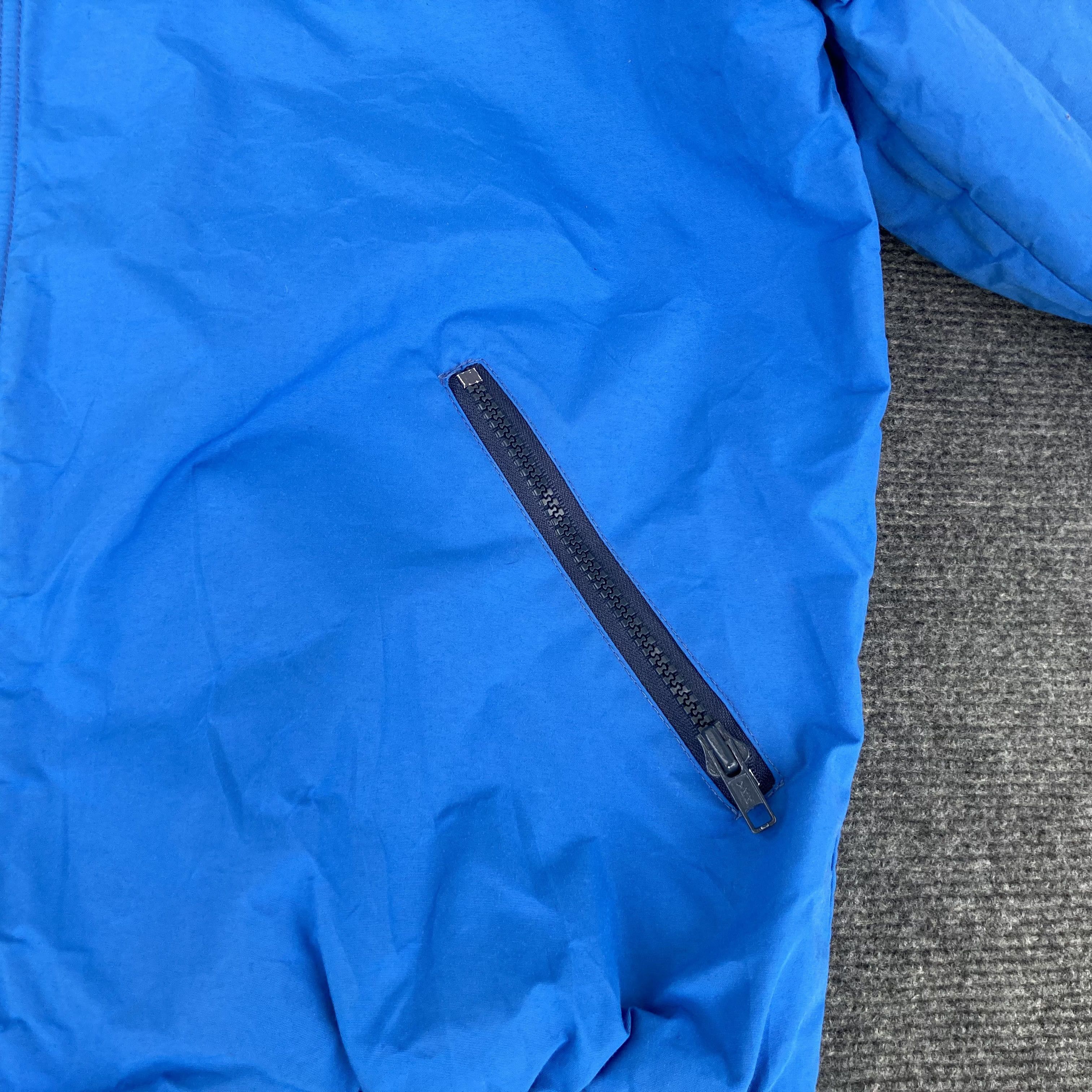 Patagonia × Vintage Vtg Patagonia Sherpa Lining Blue Bomber Jacket Size US M / EU 48-50 / 2 - 9 Thumbnail