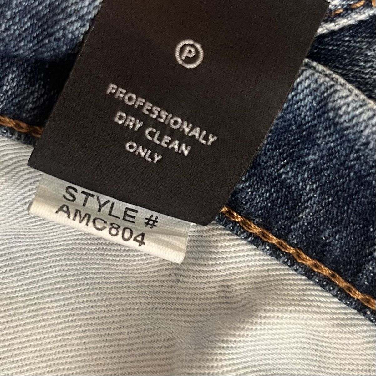 Other Art Meets Chaos By Donwan Harrell “The Hip” Jeans Blue Sz 36 Size US 36 / EU 52 - 11 Thumbnail