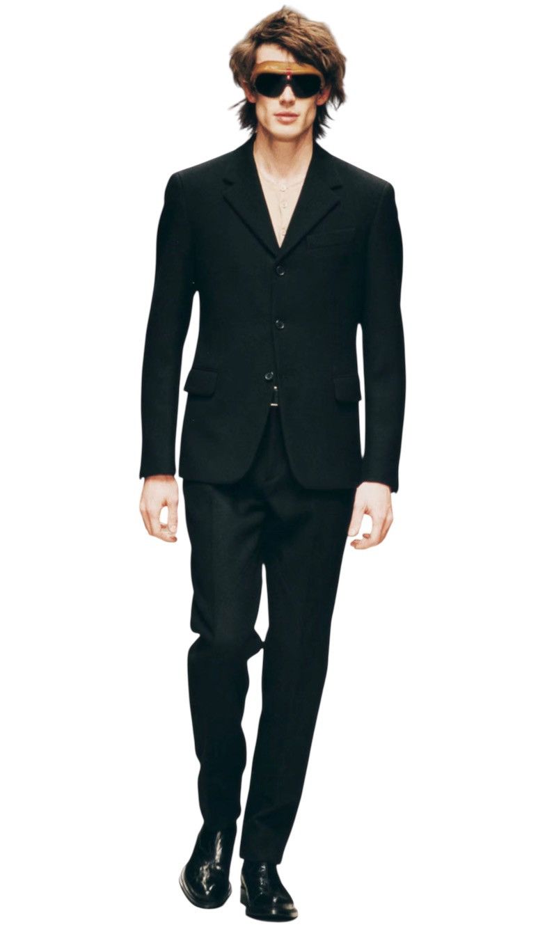 Prada Prada FW01 Wool Mohair Blazer Size 46R - 1 Thumbnail