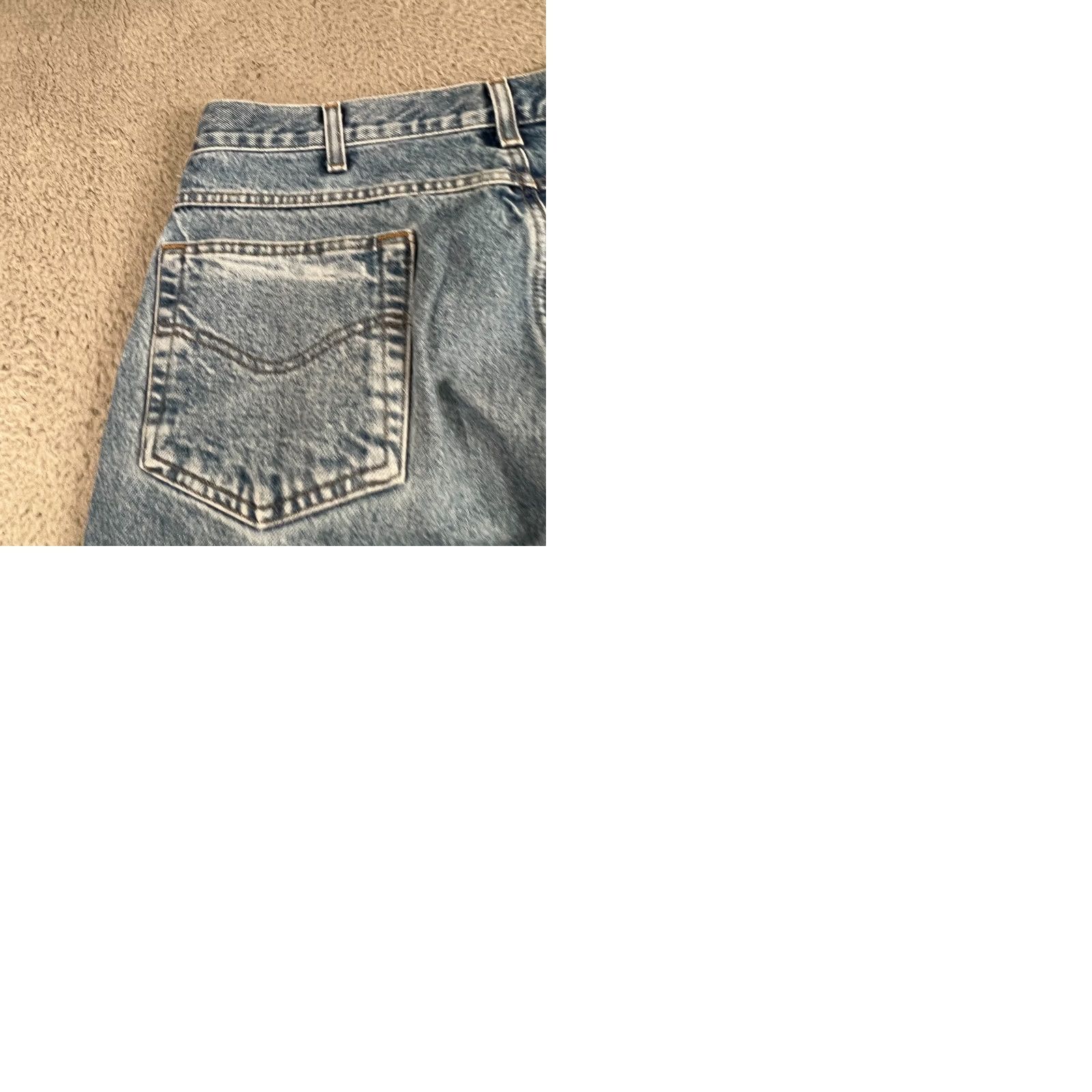 Carhartt Carhartt Jeans Mens 36x28 Blue Relaxed Fit Straight Leg Denim Workwear B17-DST Size US 36 / EU 52 - 9 Thumbnail