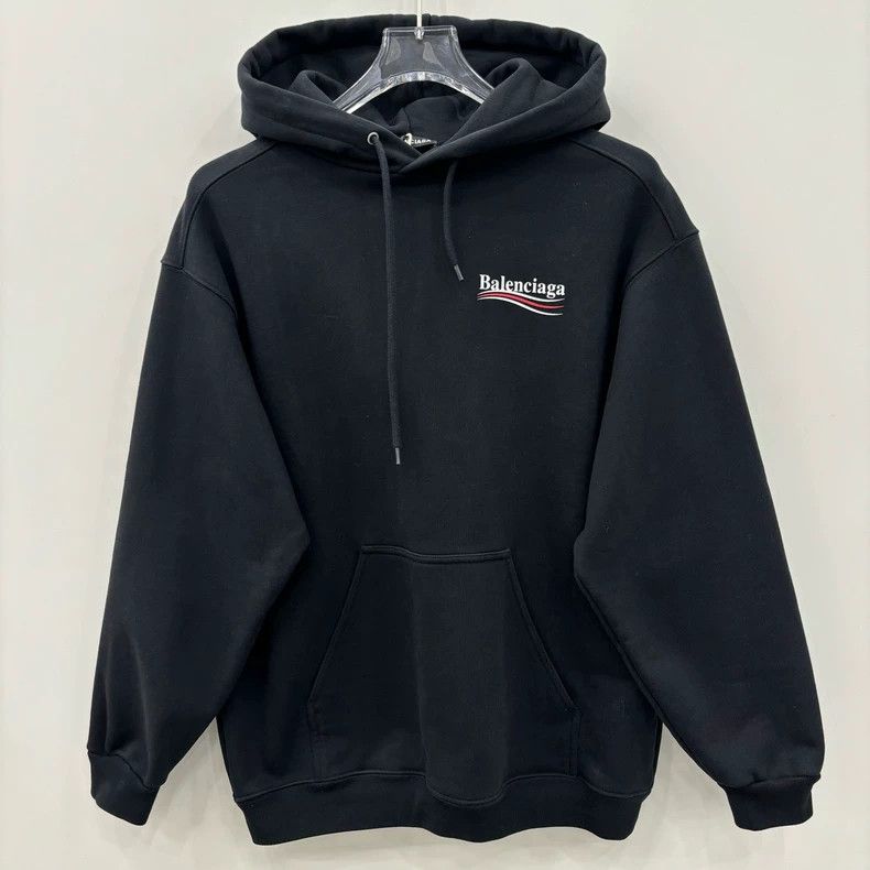 Balenciaga Balenciaga Solid Logo monogram print casual hooded sweatshi Size US XS / EU 42 / 0 - 1 Thumbnail