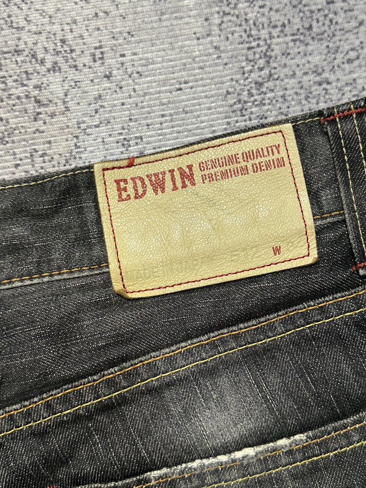 Undercover × Uniqlo 2000s Edwin 512 Flare Distressed Washed Denim Size US 32 / EU 48 - 15 Thumbnail