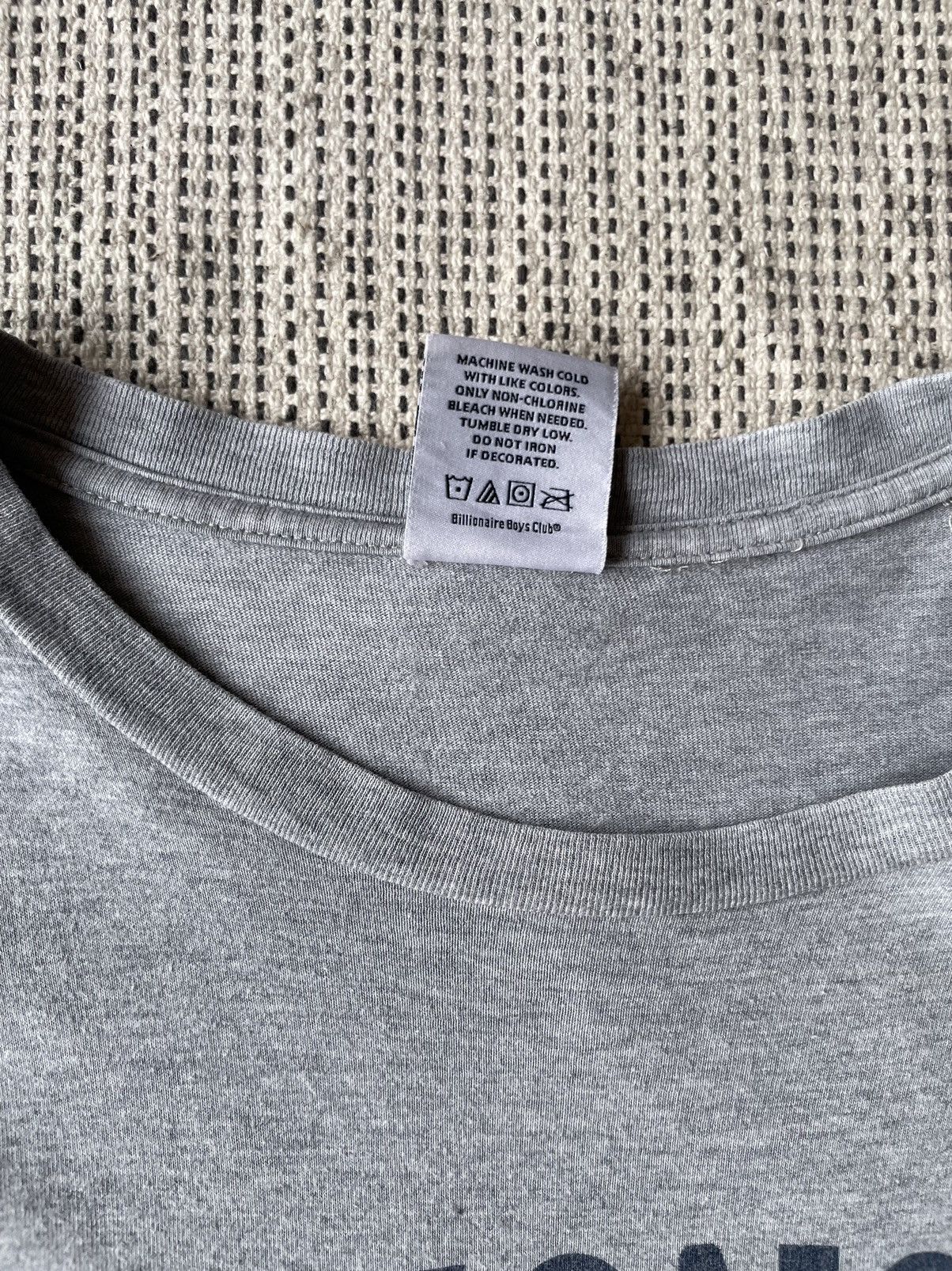 Billionaire Boys Club × Japanese Brand Billionaire Boys Club BBC Grey Tee Size US XL / EU 56 / 4 - 3 Thumbnail