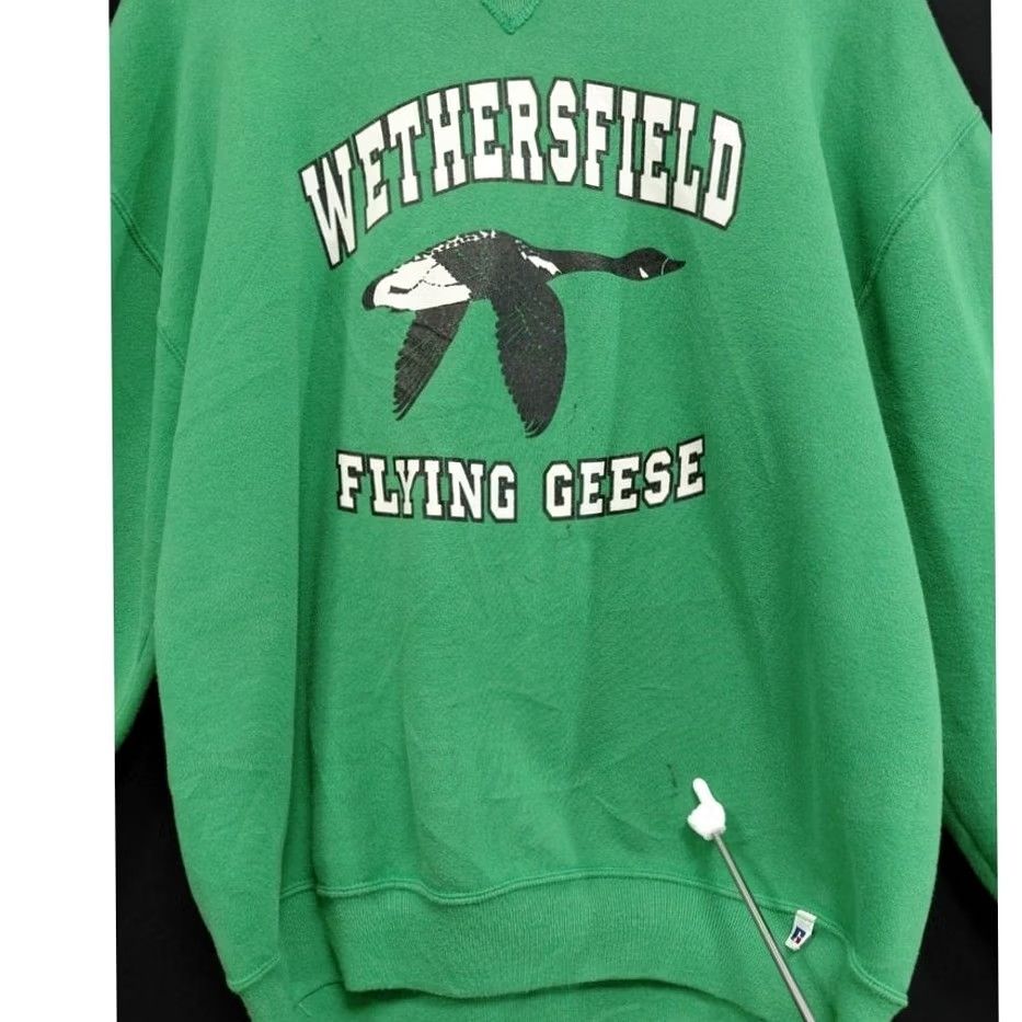 Russell Athletic VINTAGE Russell Athletic Sweatshirt Green XL Made in USA Knit Men Graphic Print Warmth Size US XL / EU 56 / 4 - 4 Thumbnail