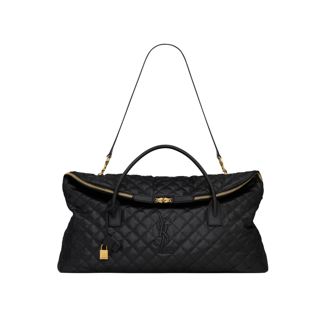 Saint Laurent Paris o1b1hav110525 Size: OS / Es Giant Travel Bag in Leather Size ONE SIZE - 4 Thumbnail