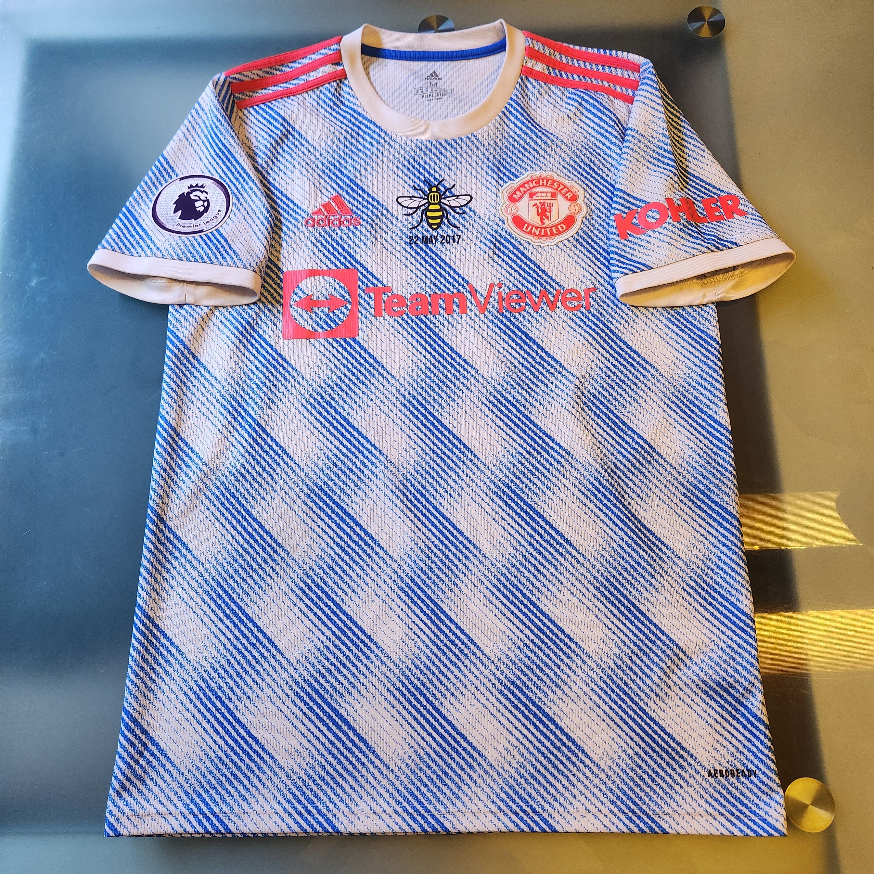 Adidas Manchester United RONALDO 2021-2022 21/22 Worker Bee Away Size US M / EU 48-50 / 2 - 3 Thumbnail