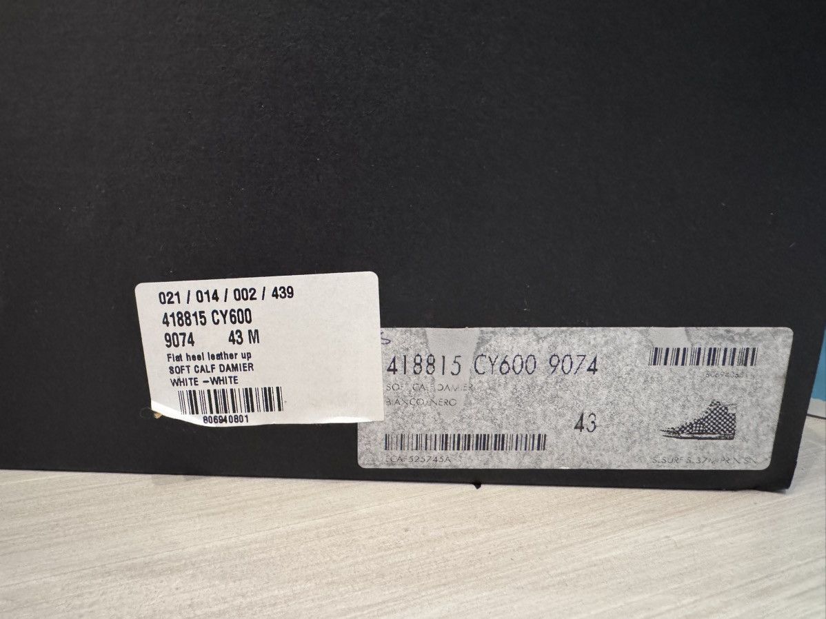 Saint Laurent Paris Saint Laurent Paris SS16 Checkerboard High Top Sneaker Size US 10 / EU 43 - 13 Thumbnail