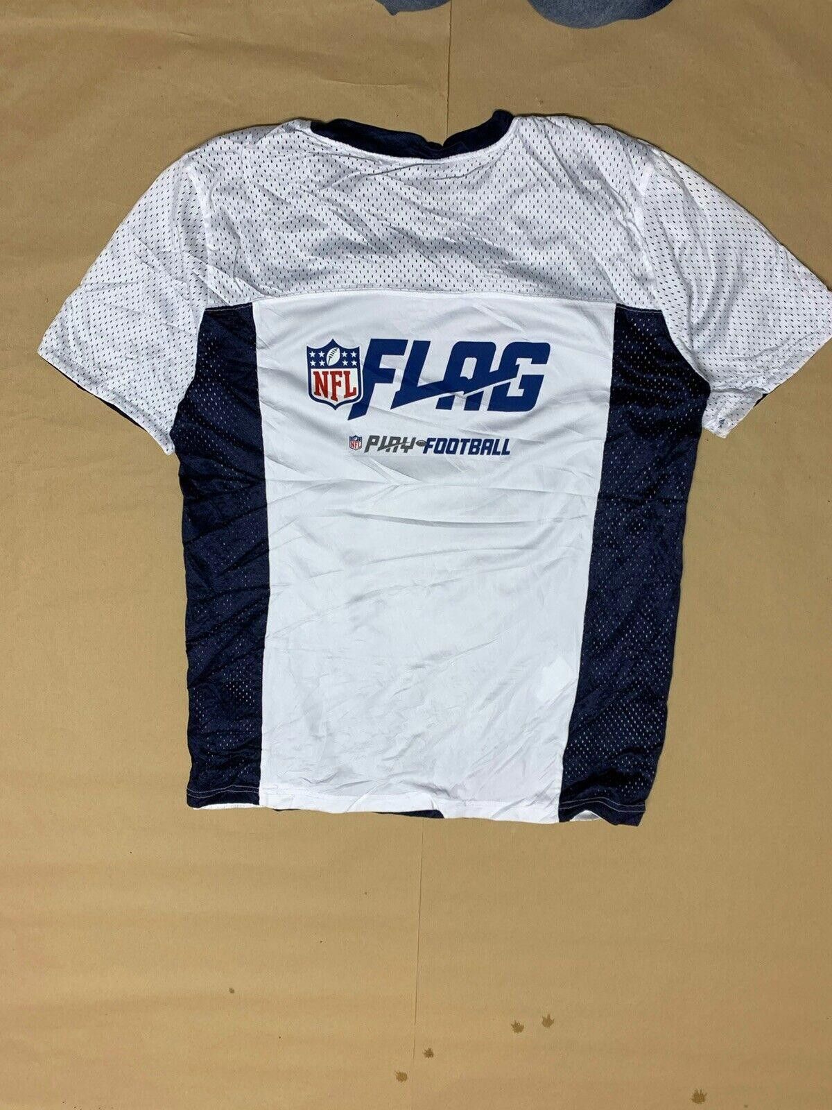 NFL Tennessee Titans Football Jersey Medium White Reversible Size ONE SIZE - 3 Thumbnail